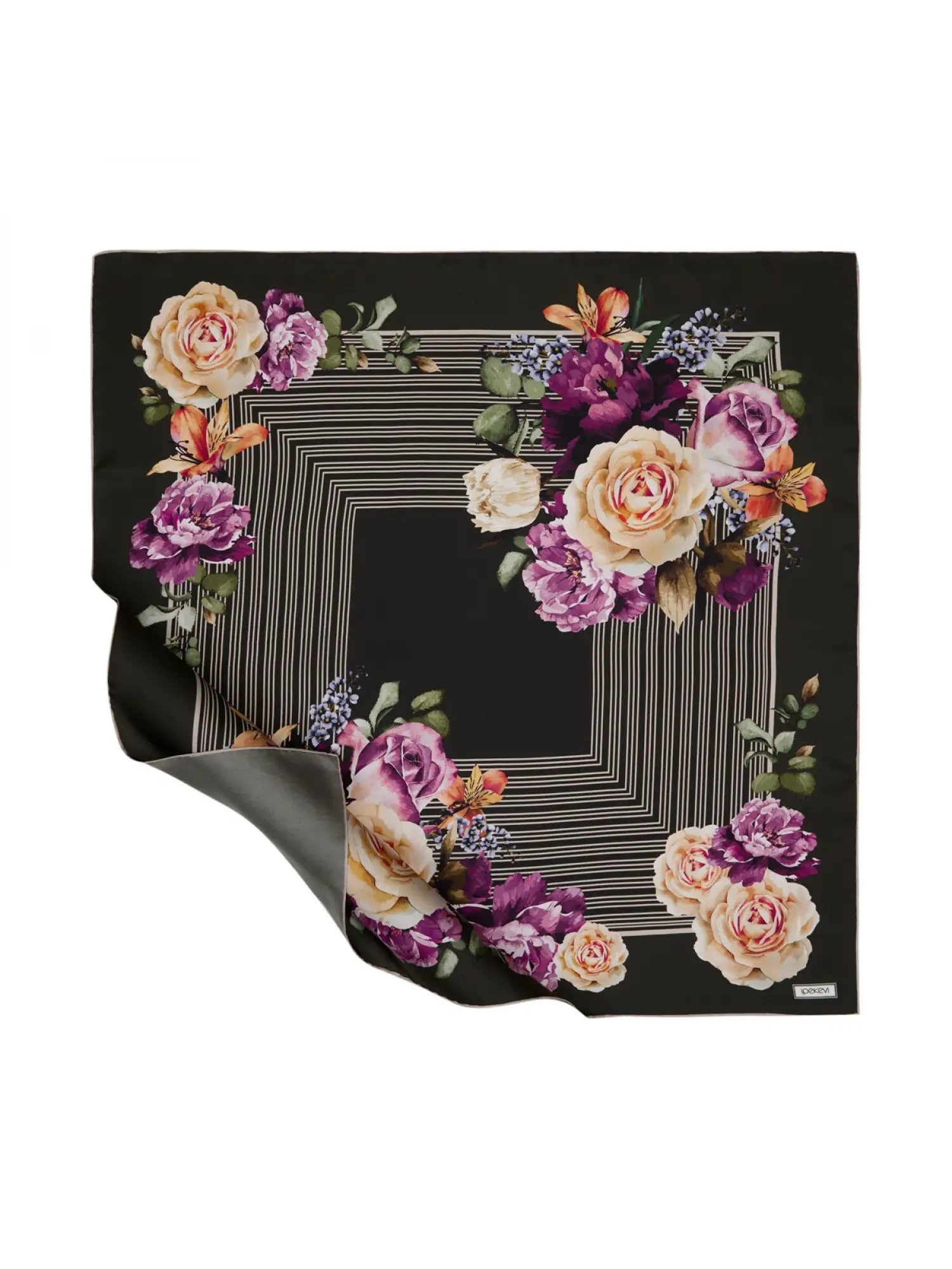 İpekevi Desenli Twil İpek Eşarp 1255