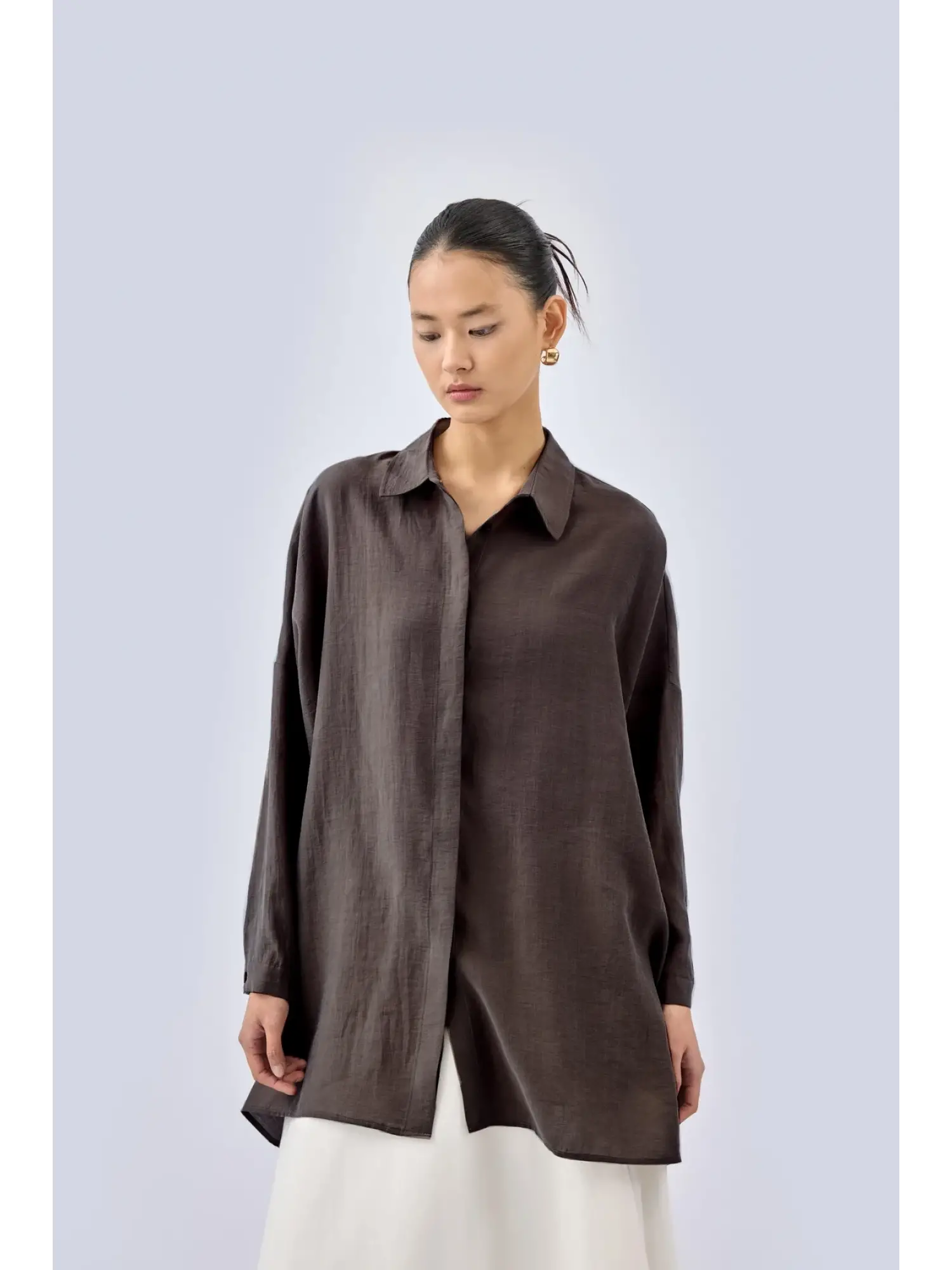 QooQ Store Yarasa Kol Gömlek 26SS233