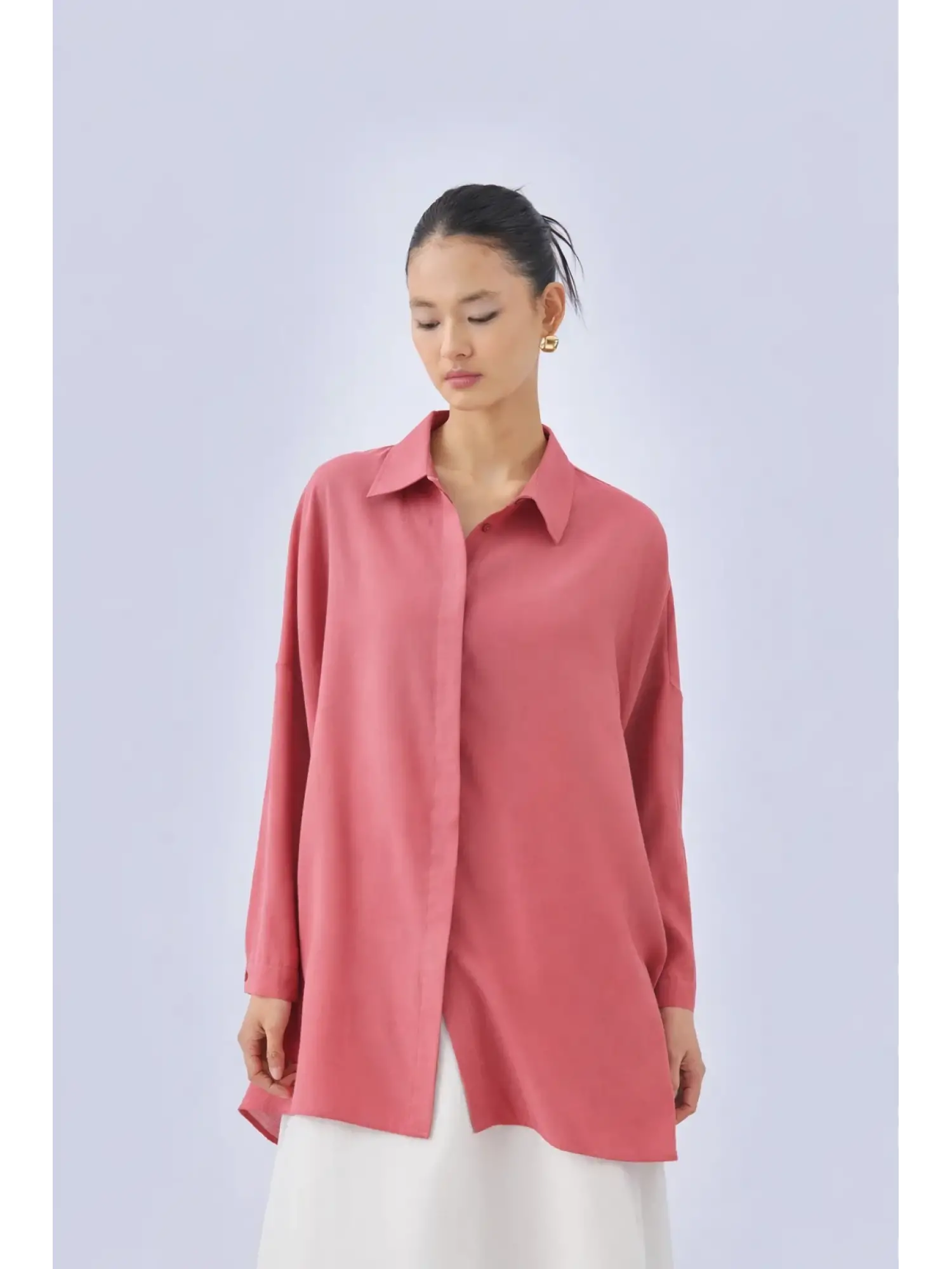 QooQ Store Yarasa Kol Gömlek 26SS233