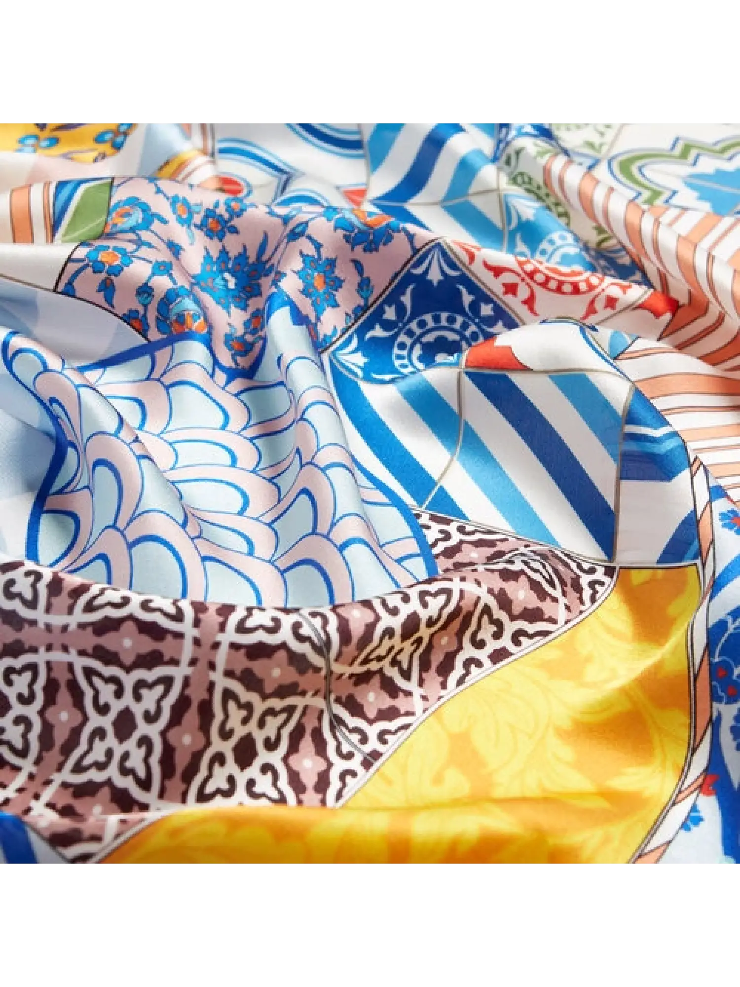 İpekevi Desenli Twil İpek Eşarp 1121