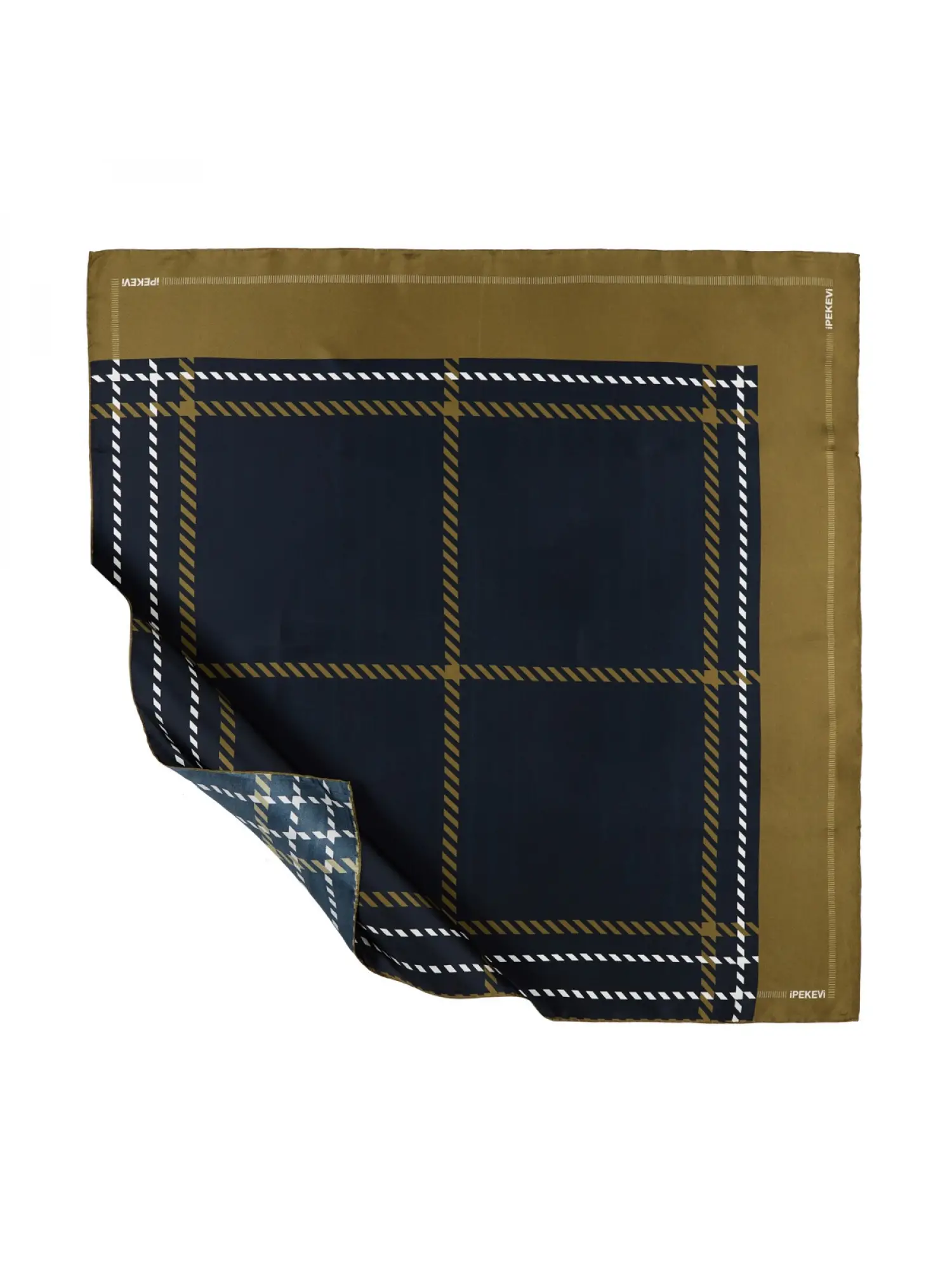 İpekevi Ekose Twil İpek Eşarp 1150