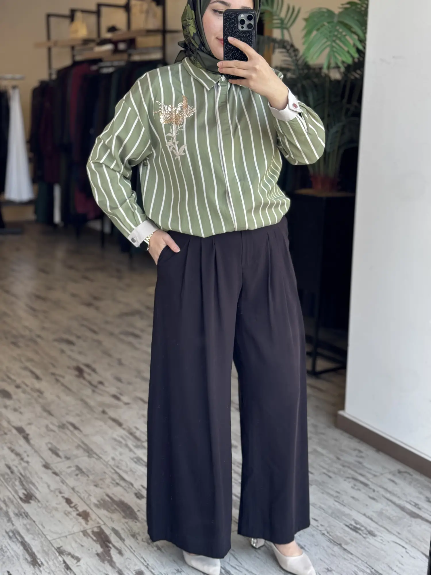 Almarwah Pile Detaylı Modal Pantolon 606113