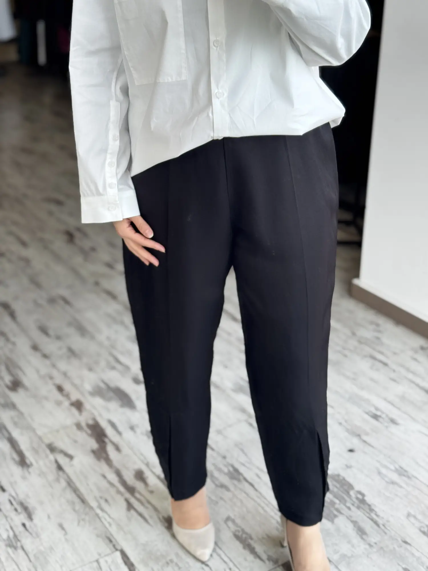 Almarwah Pens Detaylı Denim Havuç Pantolon 606111