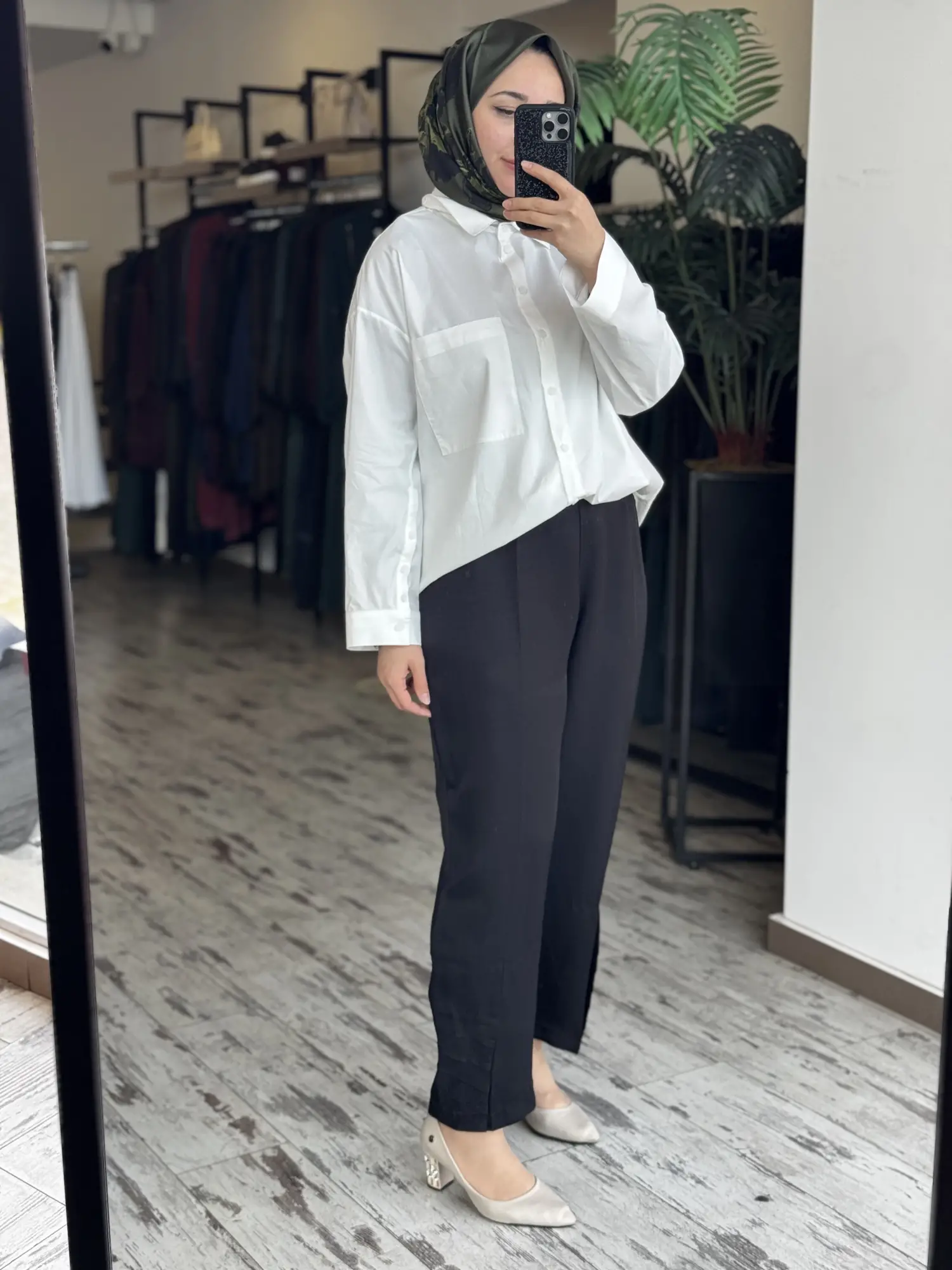 Almarwah Pens Detaylı Denim Havuç Pantolon 606111