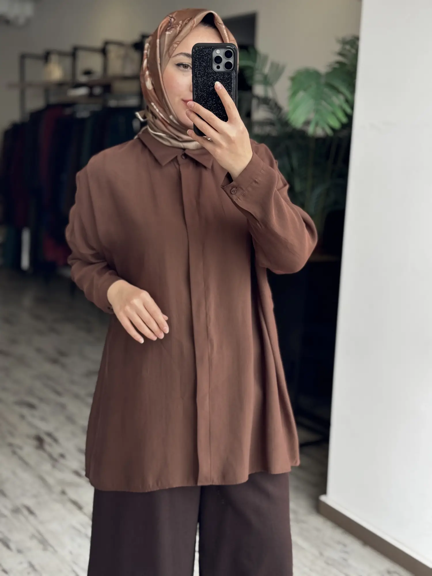 QooQ Store Yarasa Kol Gömlek 26SS233