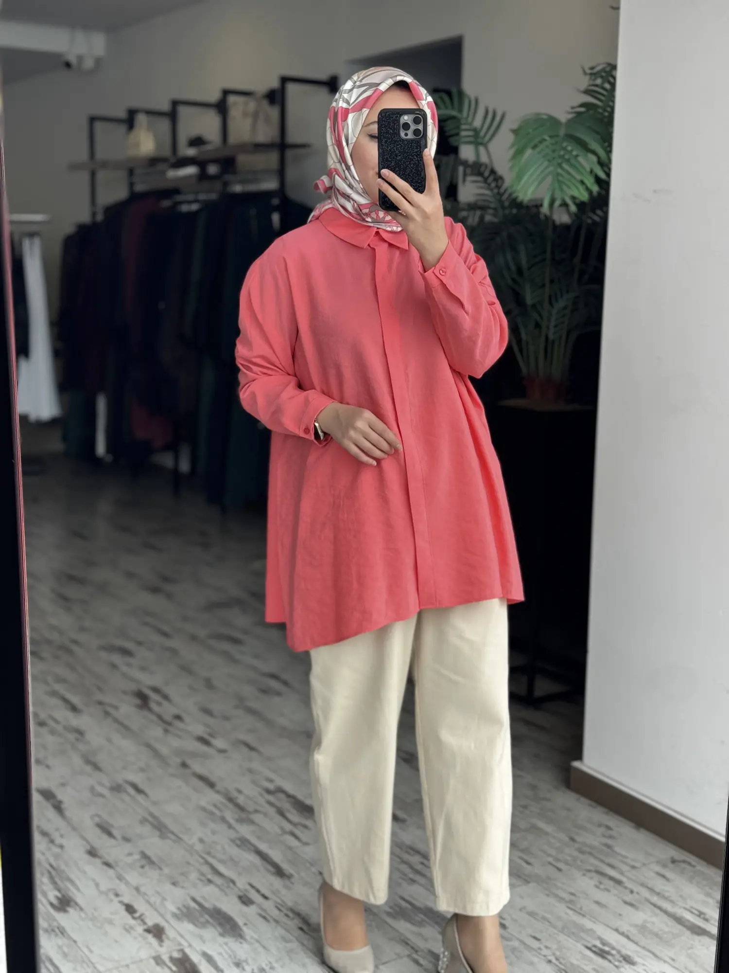 QooQ Store Yarasa Kol Gömlek 26SS233