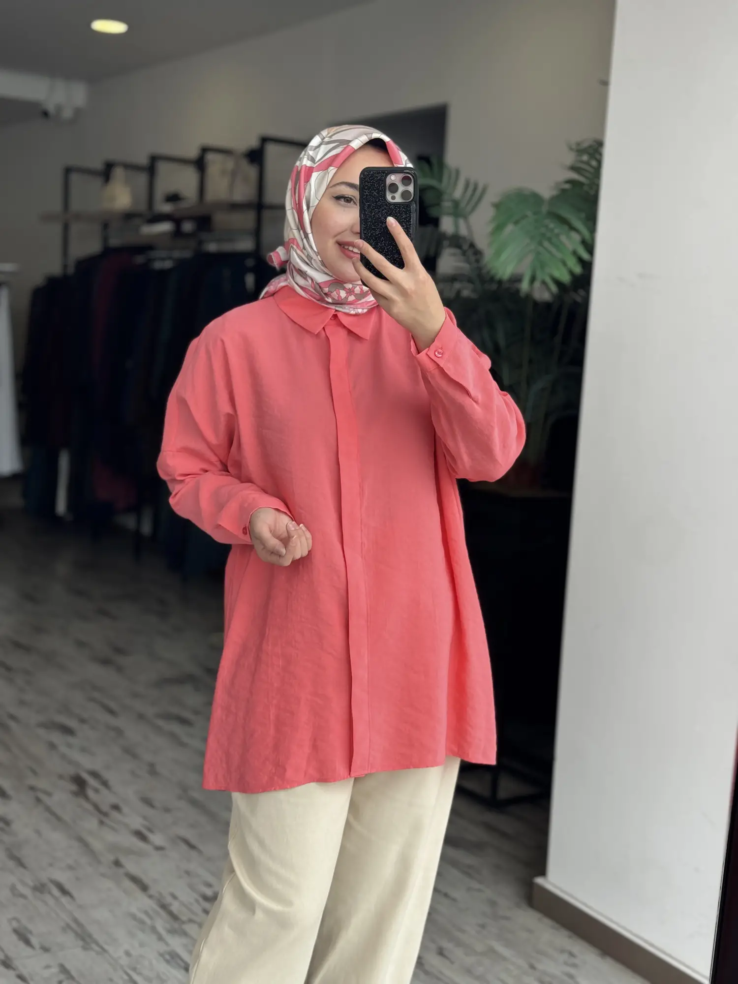 QooQ Store Yarasa Kol Gömlek 26SS233