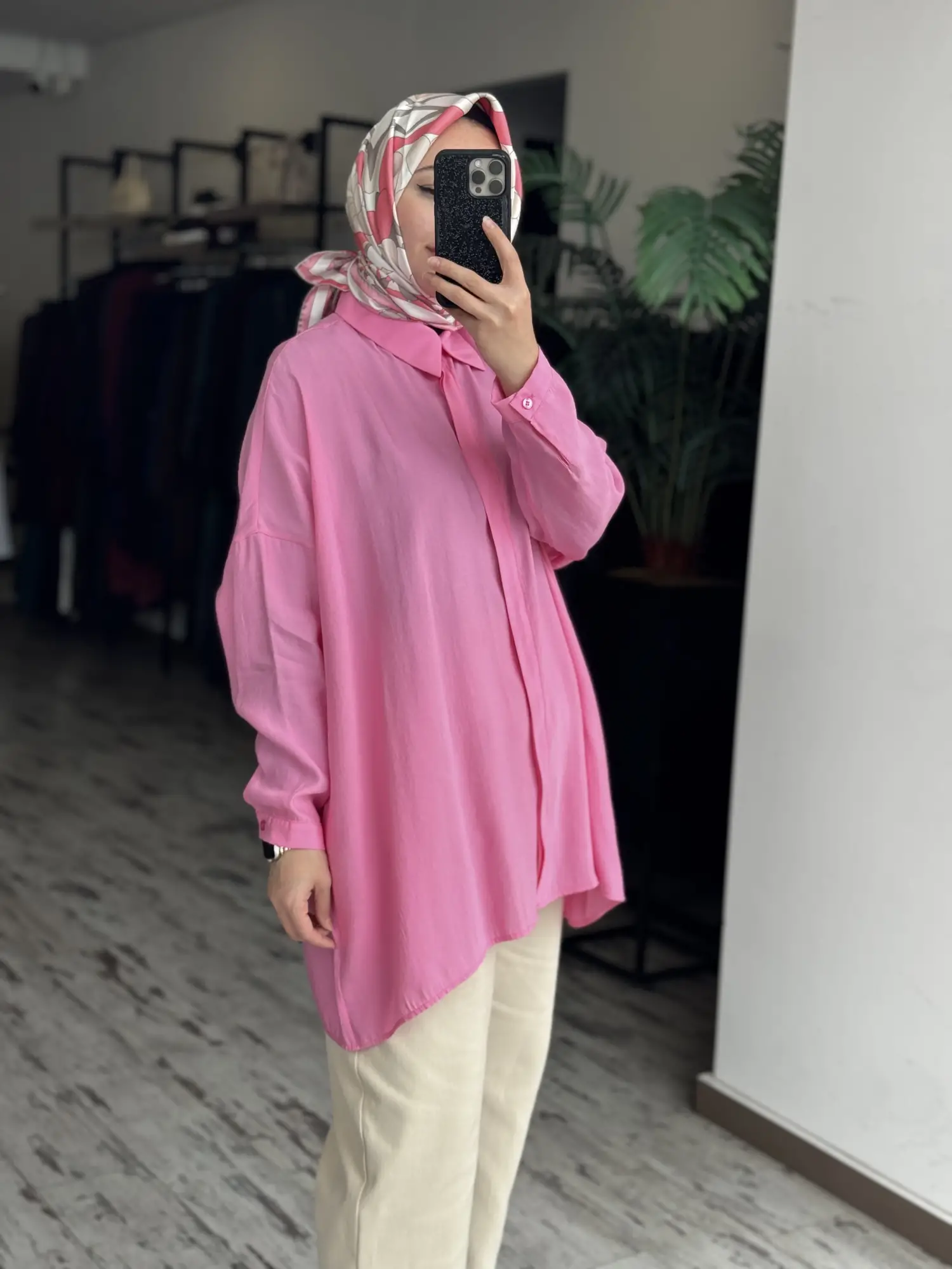 QooQ Store Yarasa Kol Gömlek 26SS233