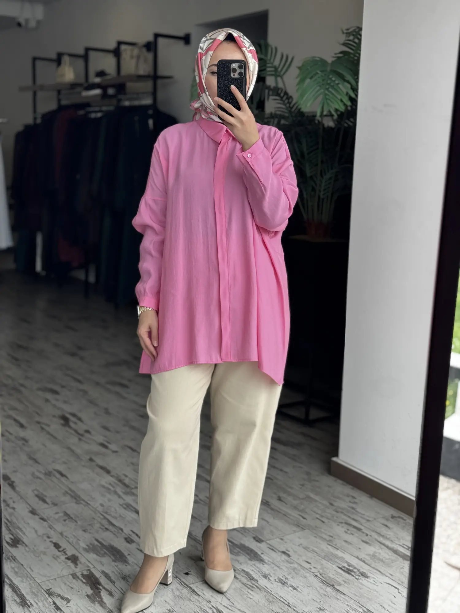 QooQ Store Yarasa Kol Gömlek 26SS233
