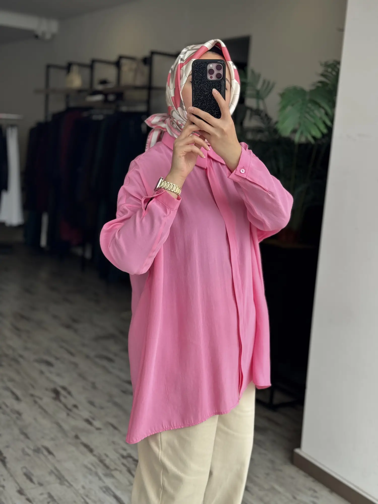 QooQ Store Yarasa Kol Gömlek 26SS233