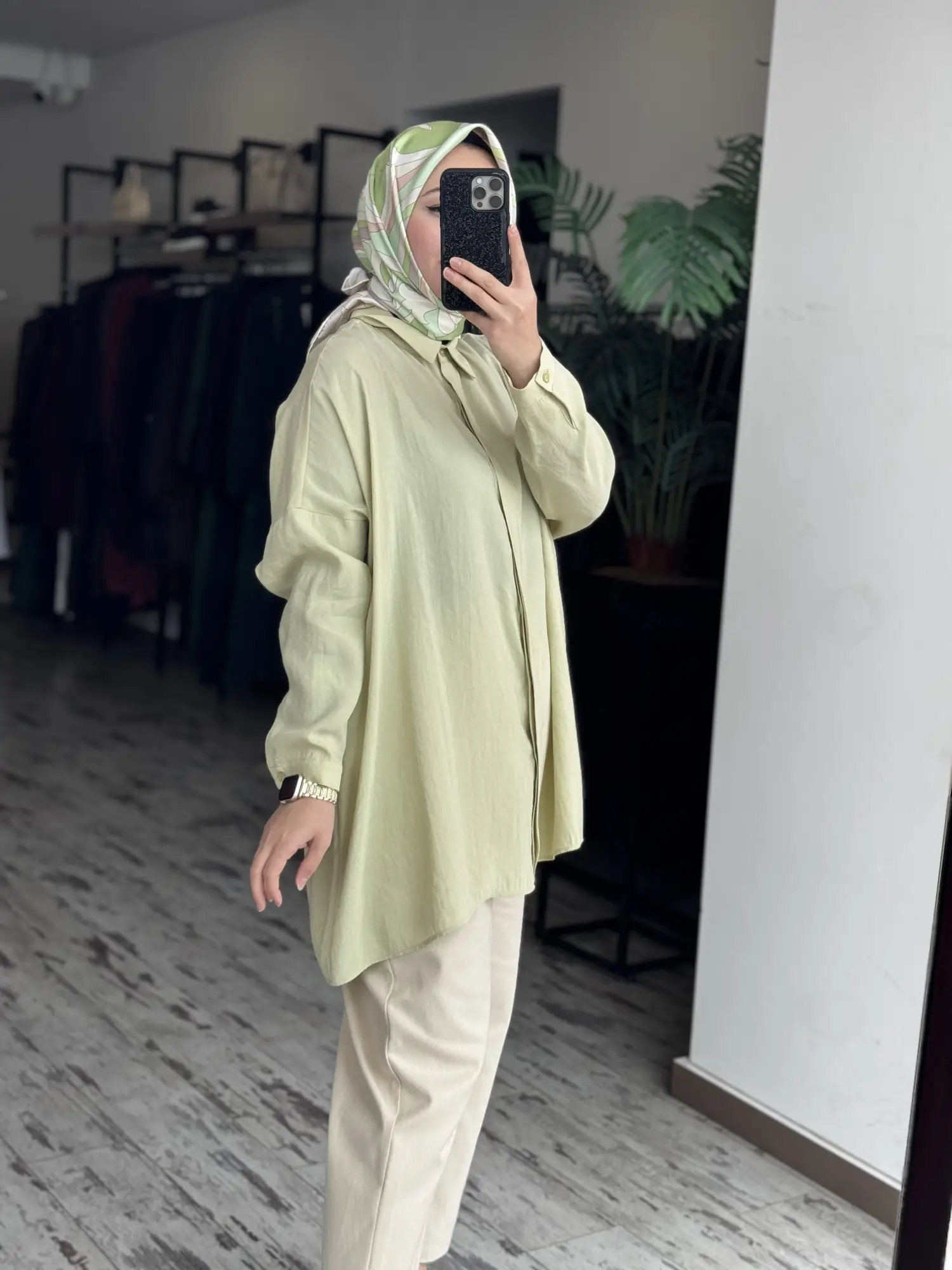 QooQ Store Yarasa Kol Gömlek 26SS233