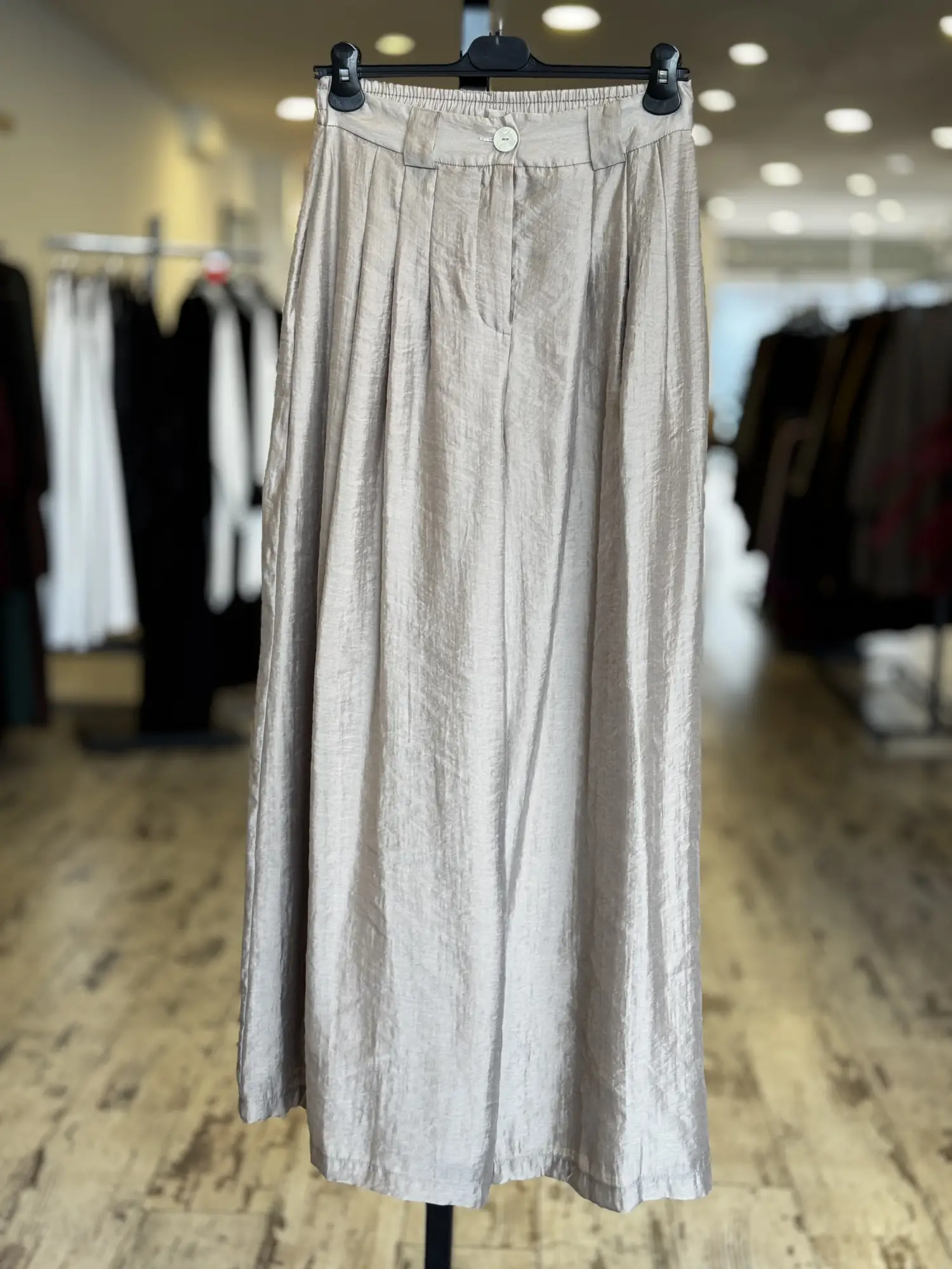 Almarwah Pile Detaylı Tencel Etek Pantolon 606123