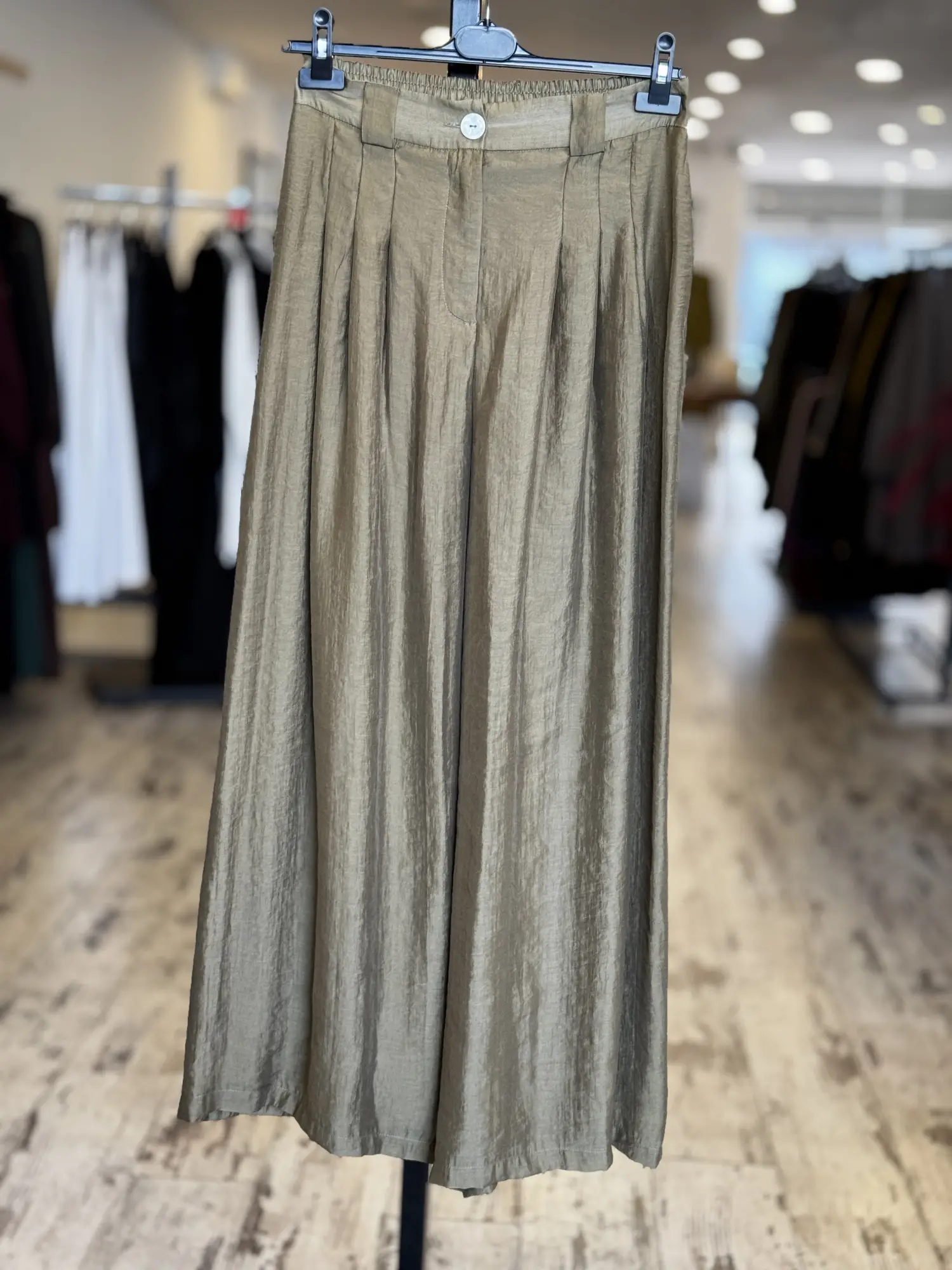 Almarwah Pile Detaylı Tencel Etek Pantolon 606123