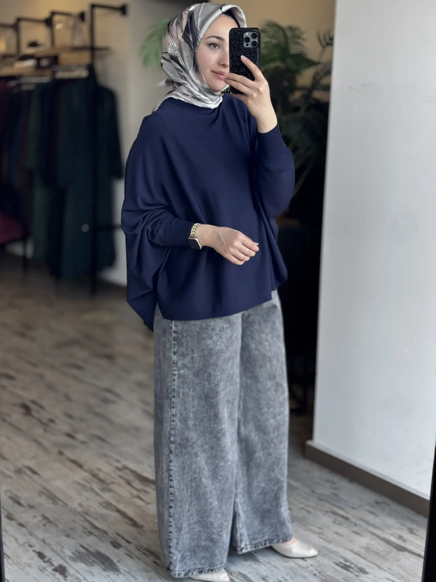 QooQ Store Snow Palazzo Jean Pantolon 26SS320