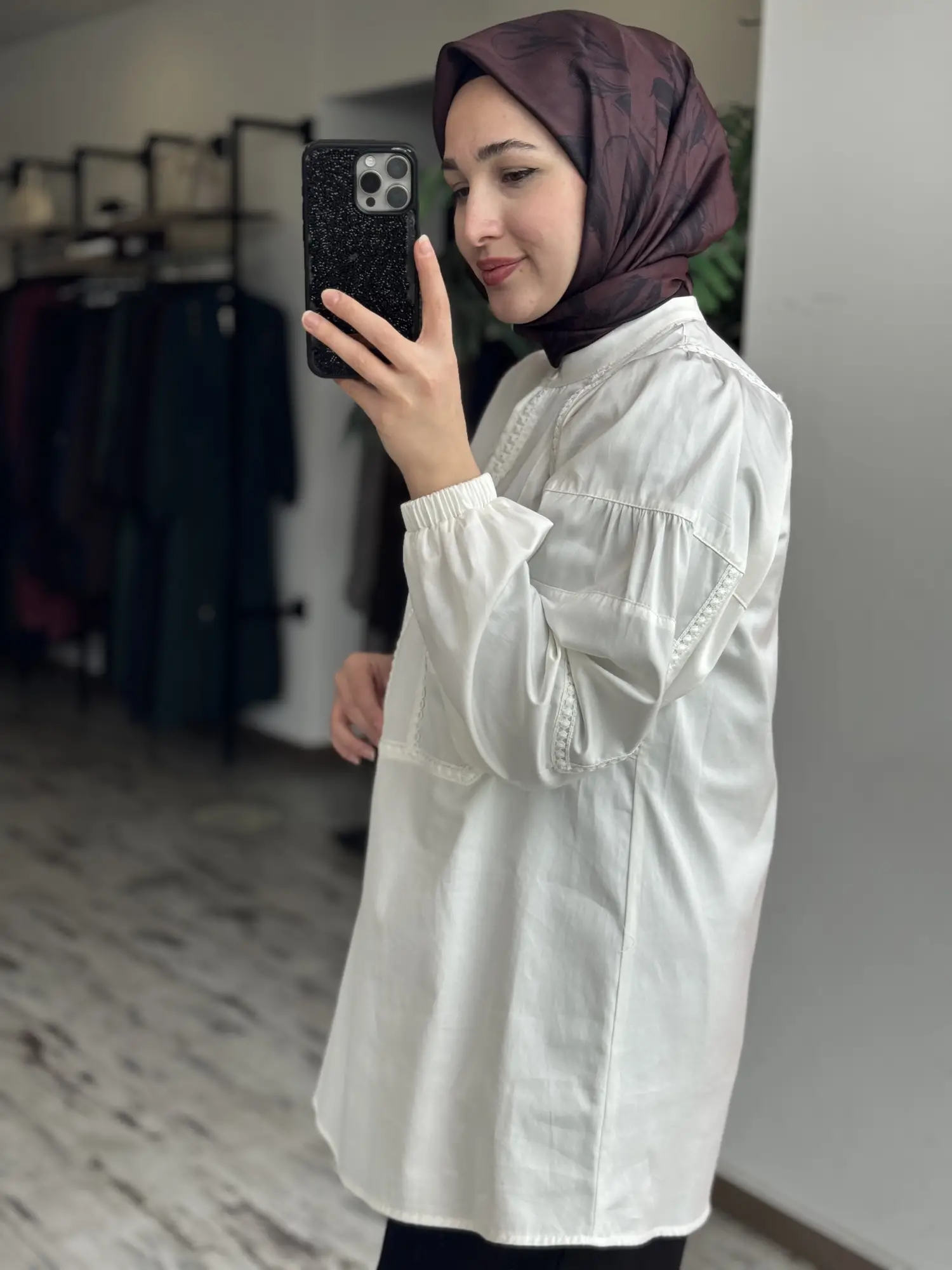 Kayra Fisto Detaylı Önü Düğmeli Tunik KA10029