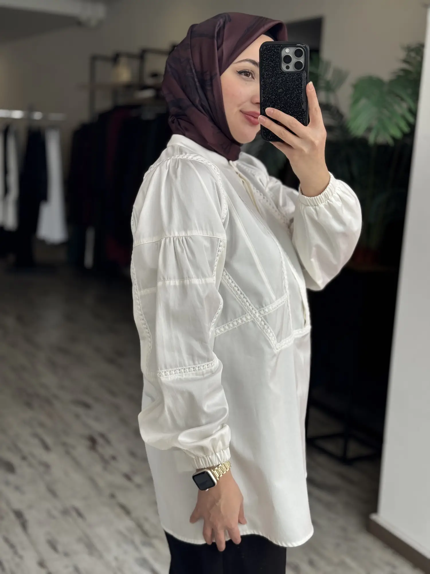 Kayra Fisto Detaylı Önü Düğmeli Tunik KA10029