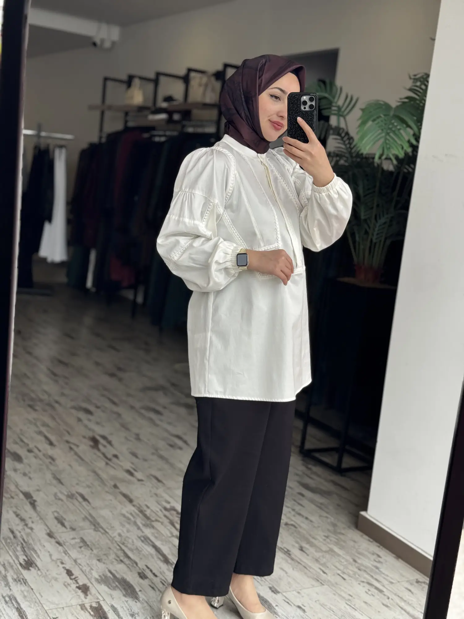 Kayra Fisto Detaylı Önü Düğmeli Tunik KA10029