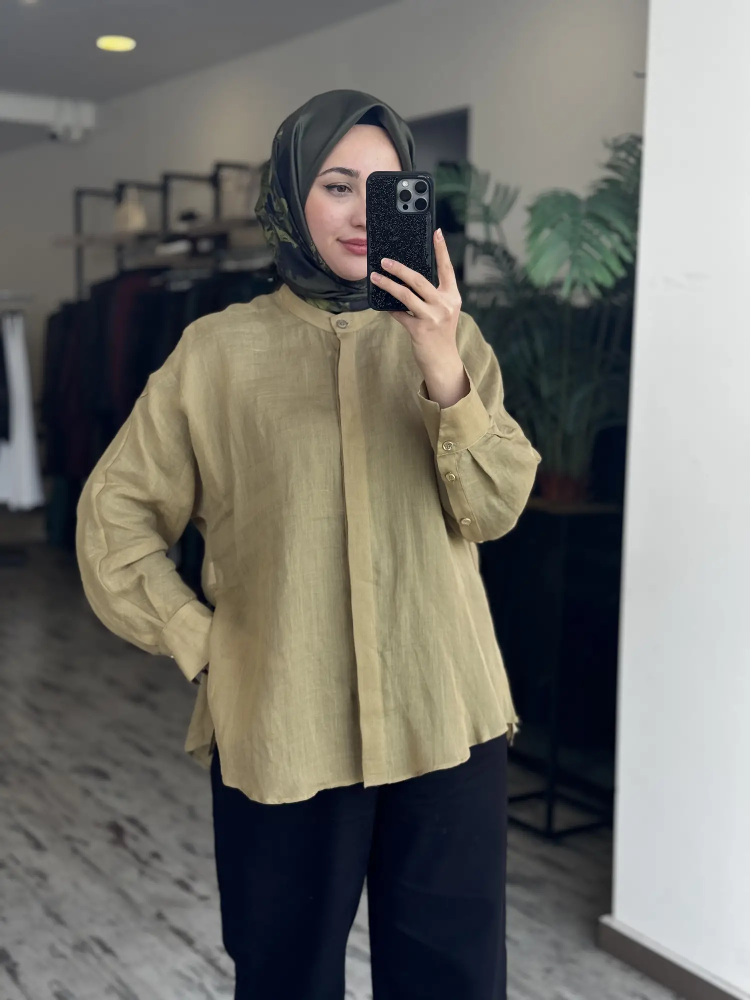 Almarwah Hakim Yaka Keten Gömlek 101008