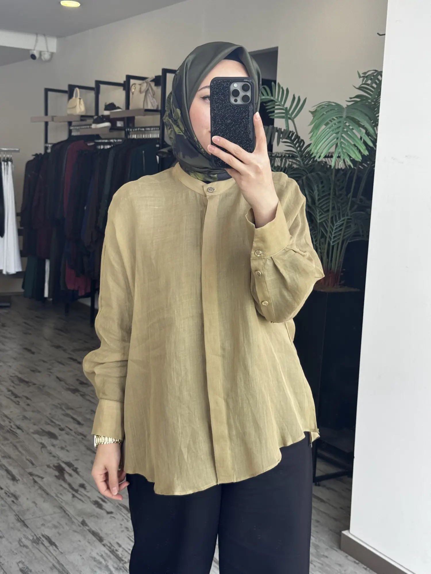 Almarwah Hakim Yaka Keten Gömlek 101008