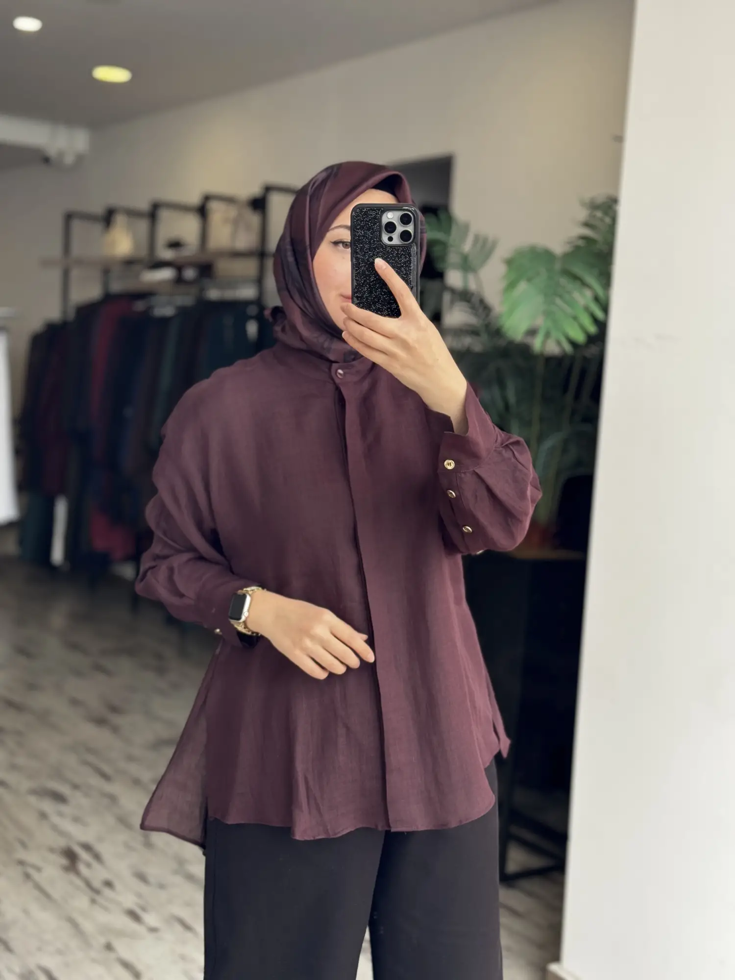 Almarwah Hakim Yaka Keten Gömlek 101008