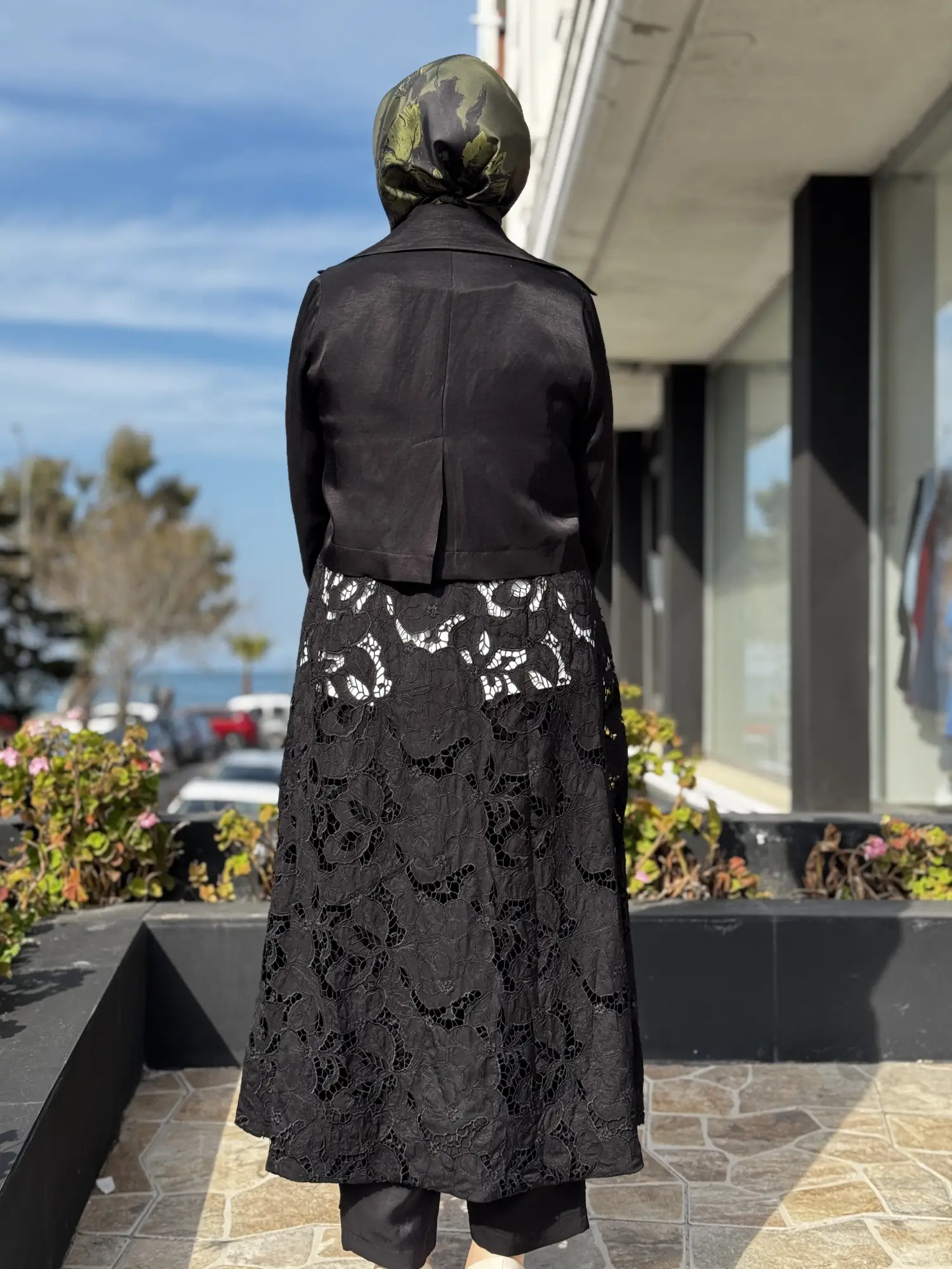 Misswhence Güpür Detaylı Trench 39400