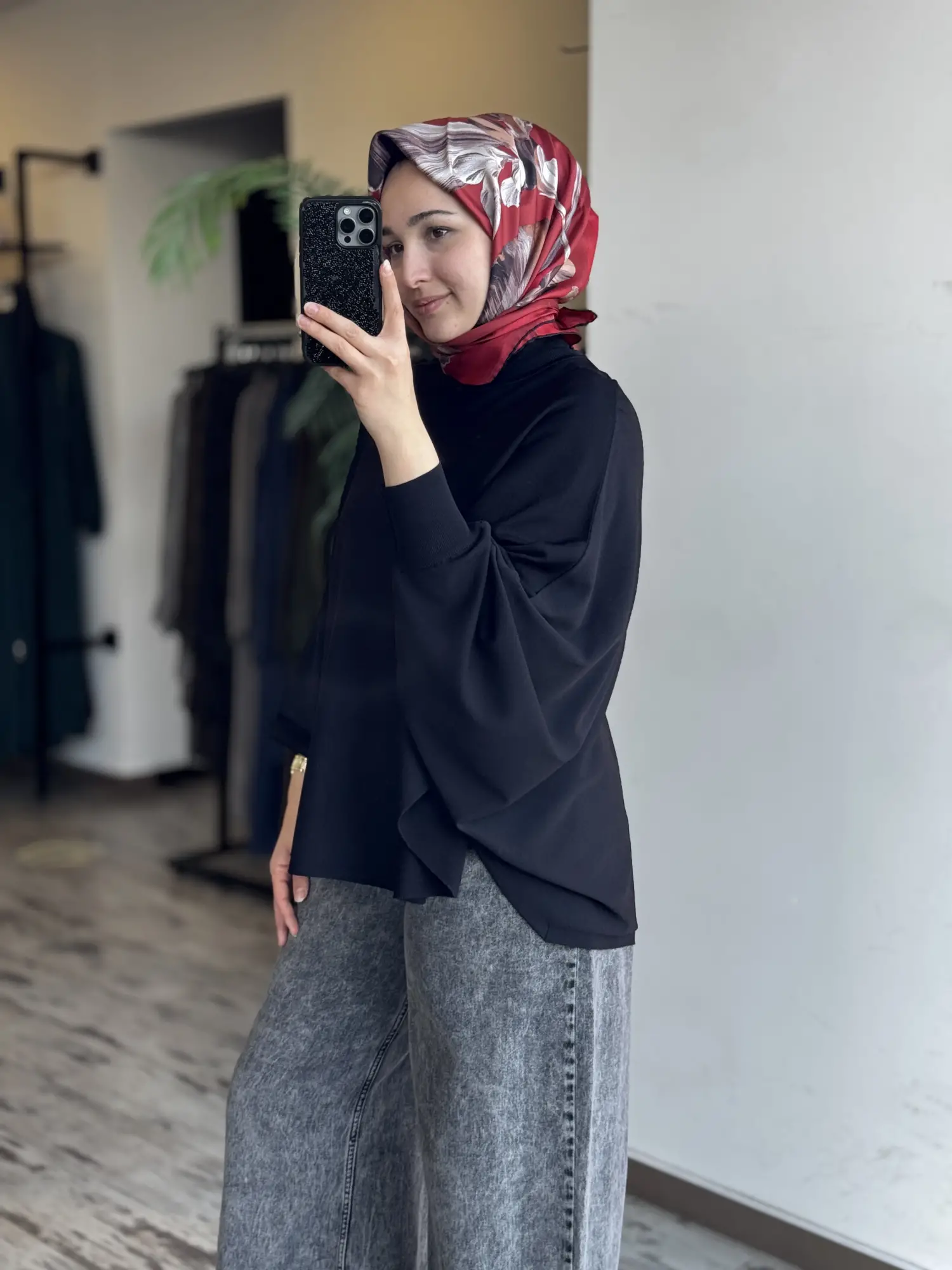 Tığ Triko Yarasa Kol Sıfır Yaka Bluz BLZ21985