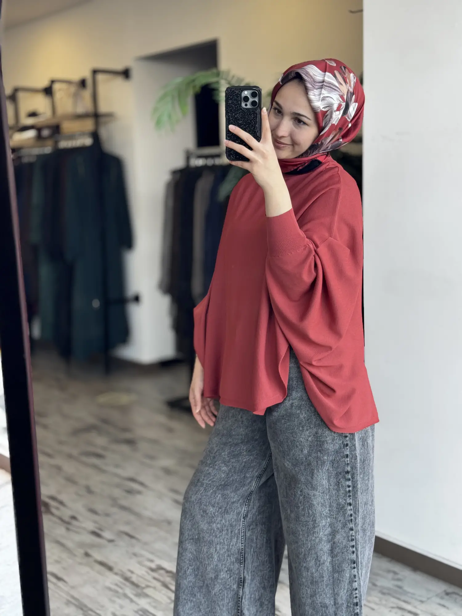 Tığ Triko Yarasa Kol Sıfır Yaka Bluz BLZ21985