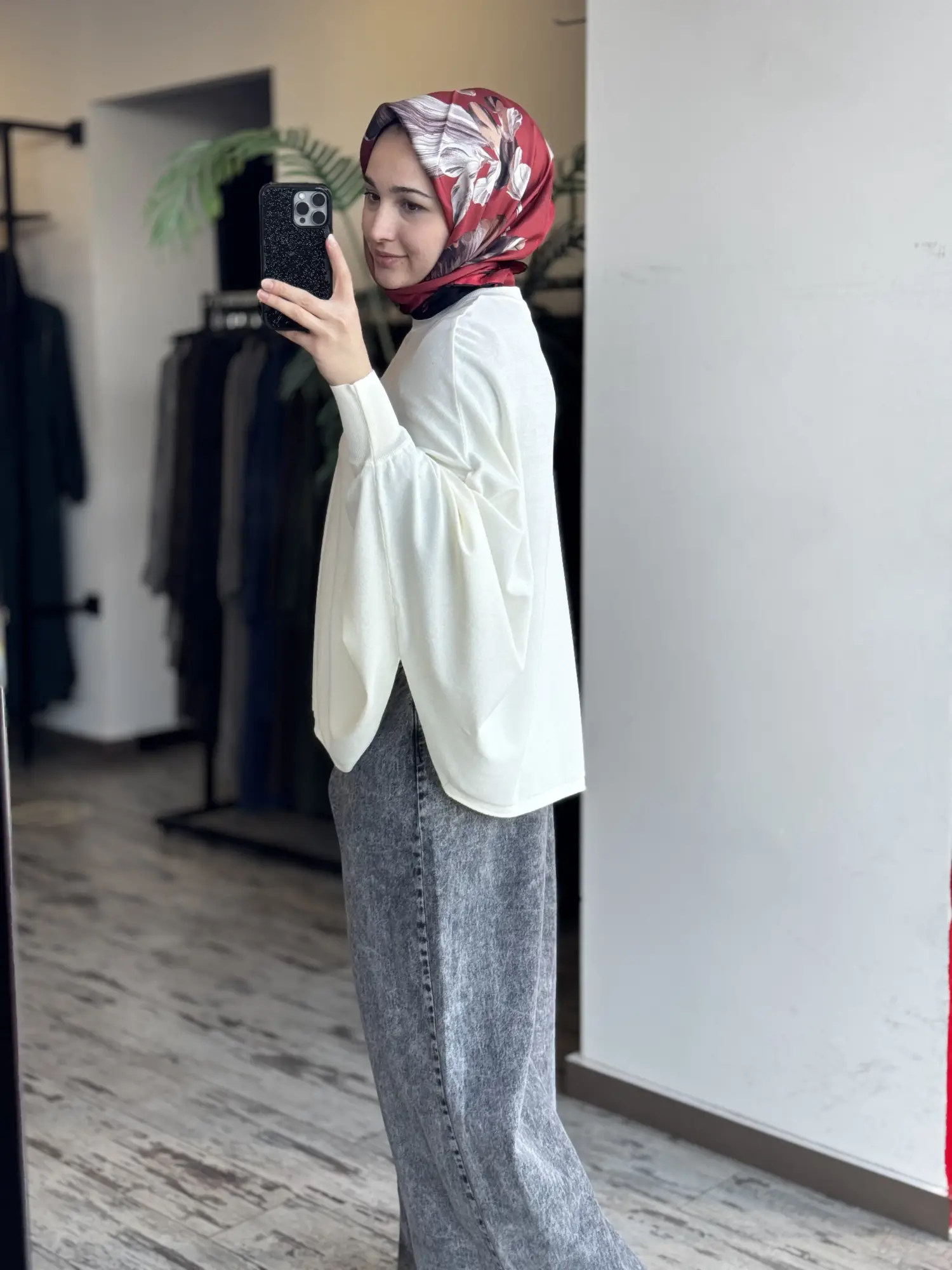 Tığ Triko Yarasa Kol Sıfır Yaka Bluz BLZ21985