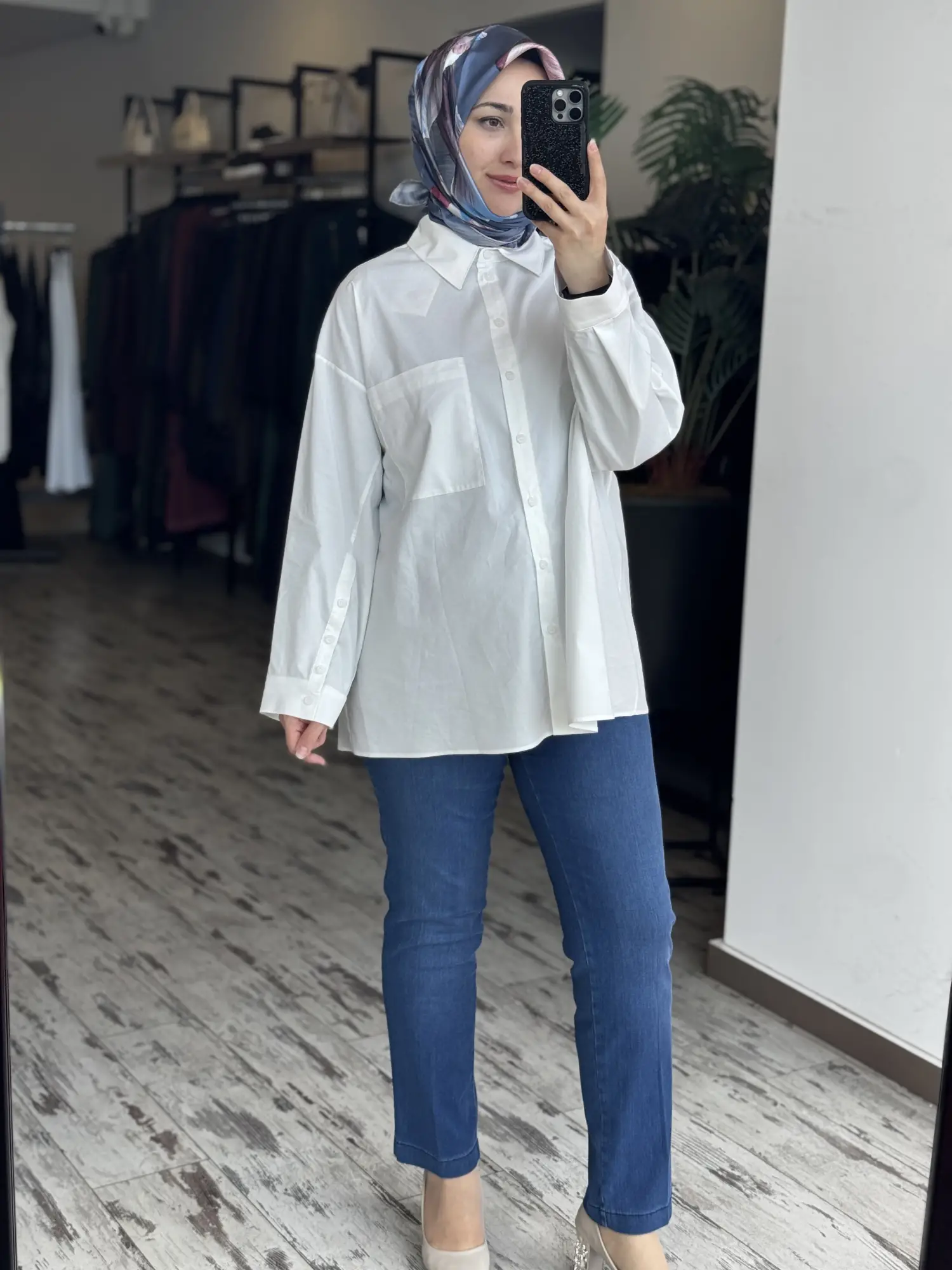 Misswhence Likralı Boru Paça Pantolon 39120