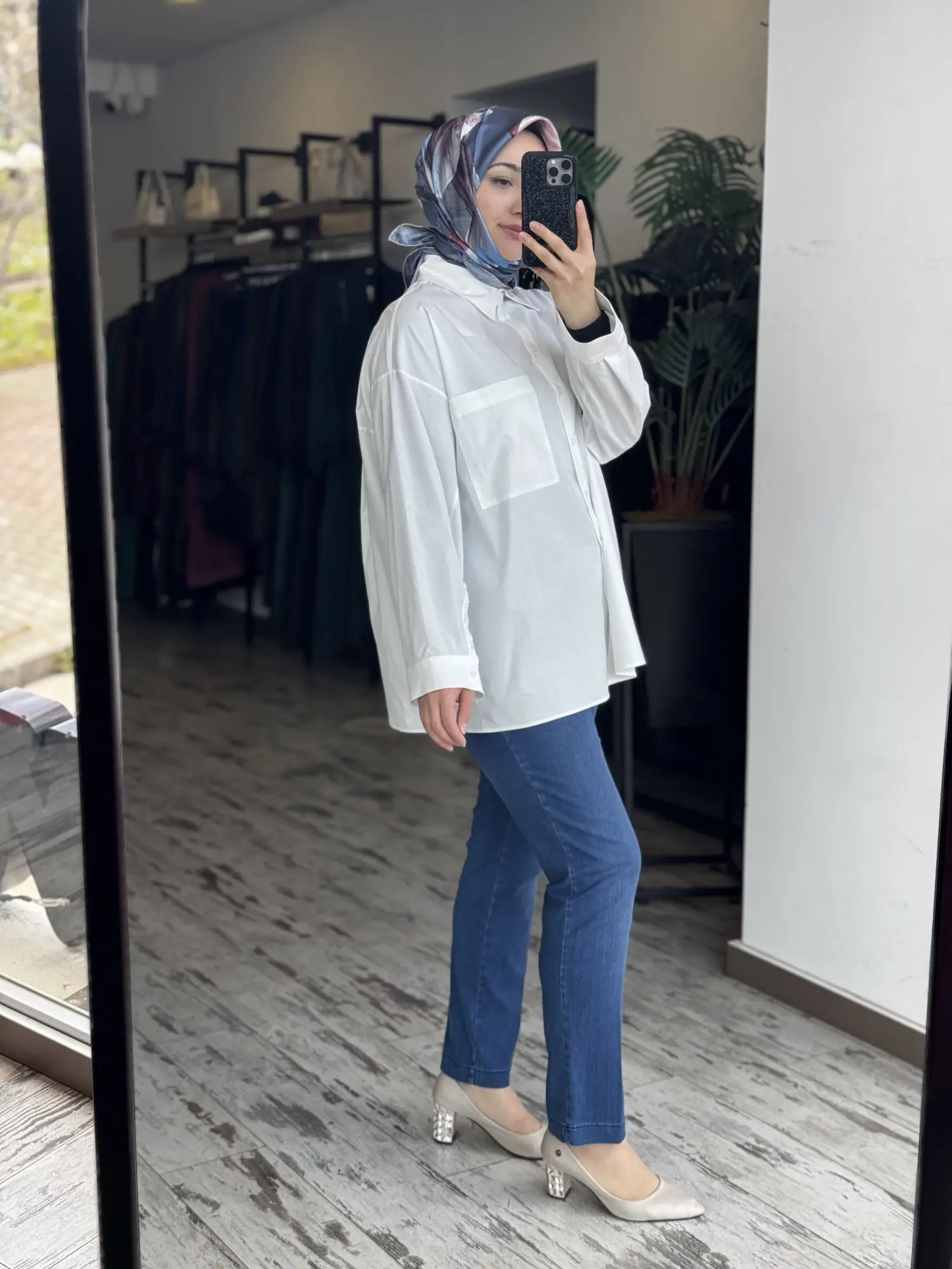 Misswhence Likralı Boru Paça Pantolon 39120