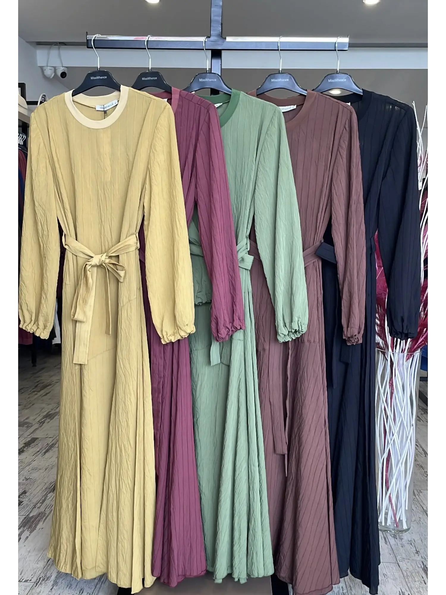 Misswhence Parça Detaylı Viscon Tencel Elbise 39844