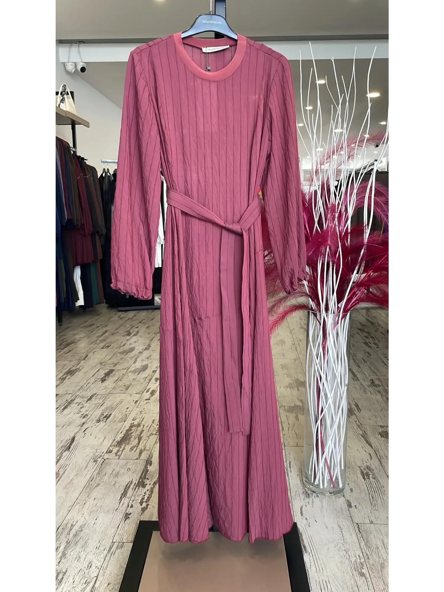 Misswhence Parça Detaylı Viscon Tencel Elbise 39844