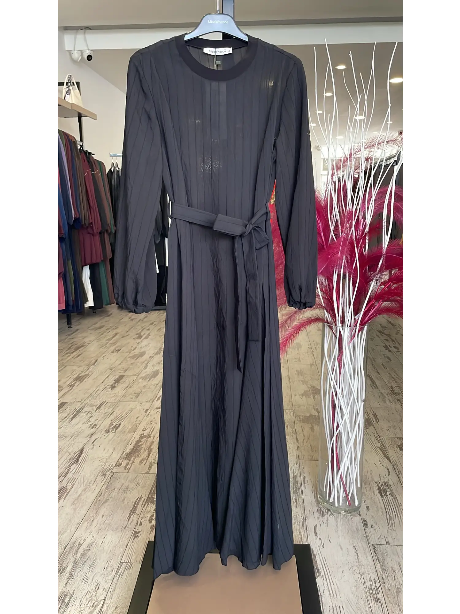 Misswhence Parça Detaylı Viscon Tencel Elbise 39844