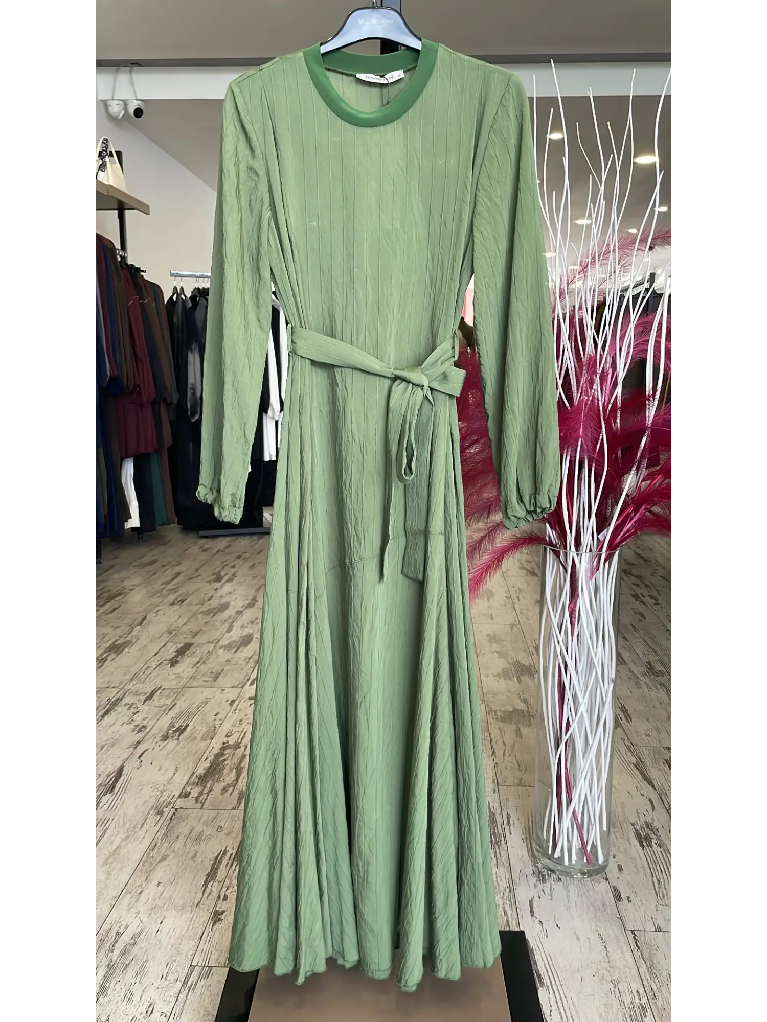 Misswhence Parça Detaylı Viscon Tencel Elbise 39844
