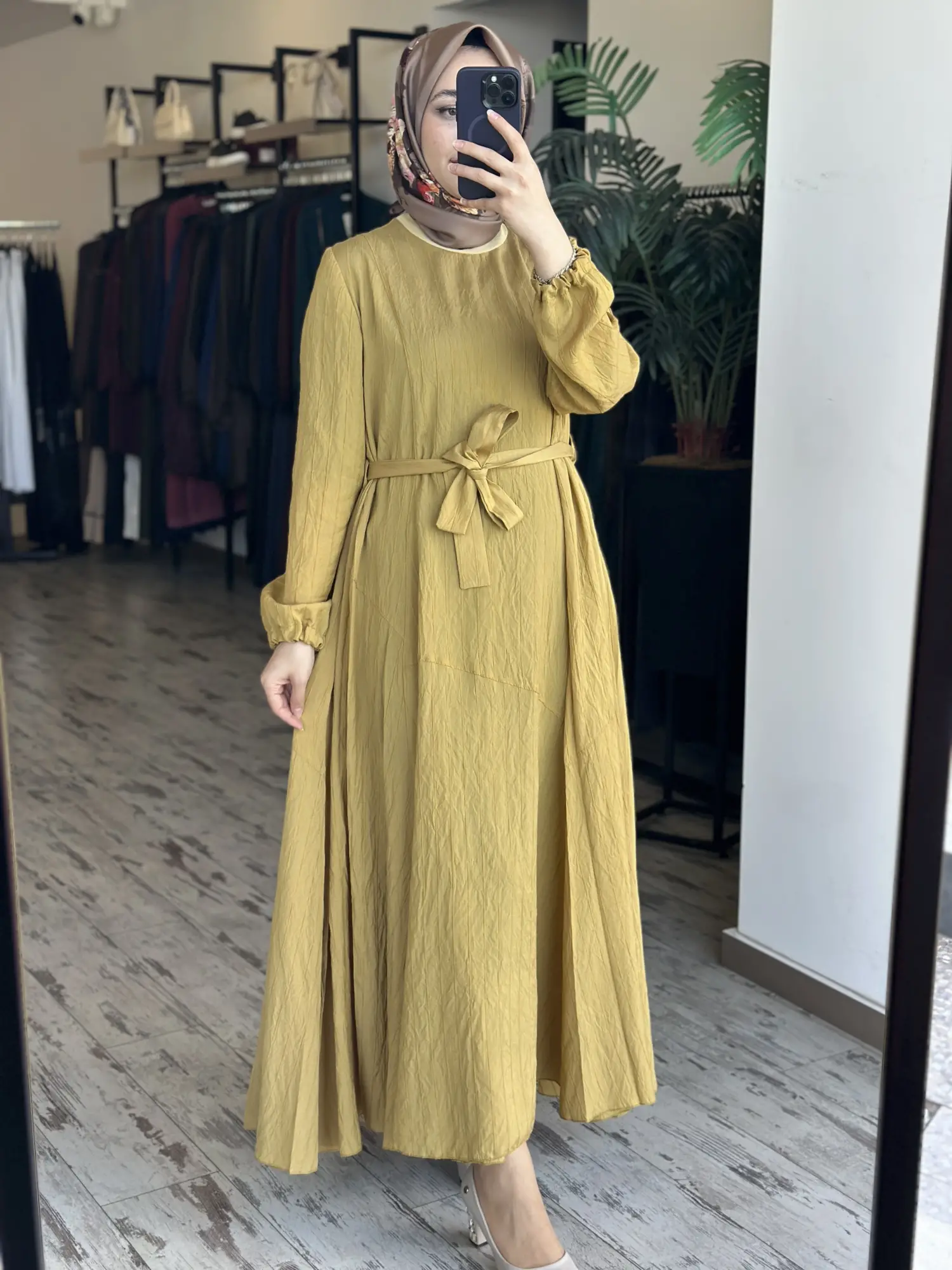 Misswhence Parça Detaylı Viscon Tencel Elbise 39844