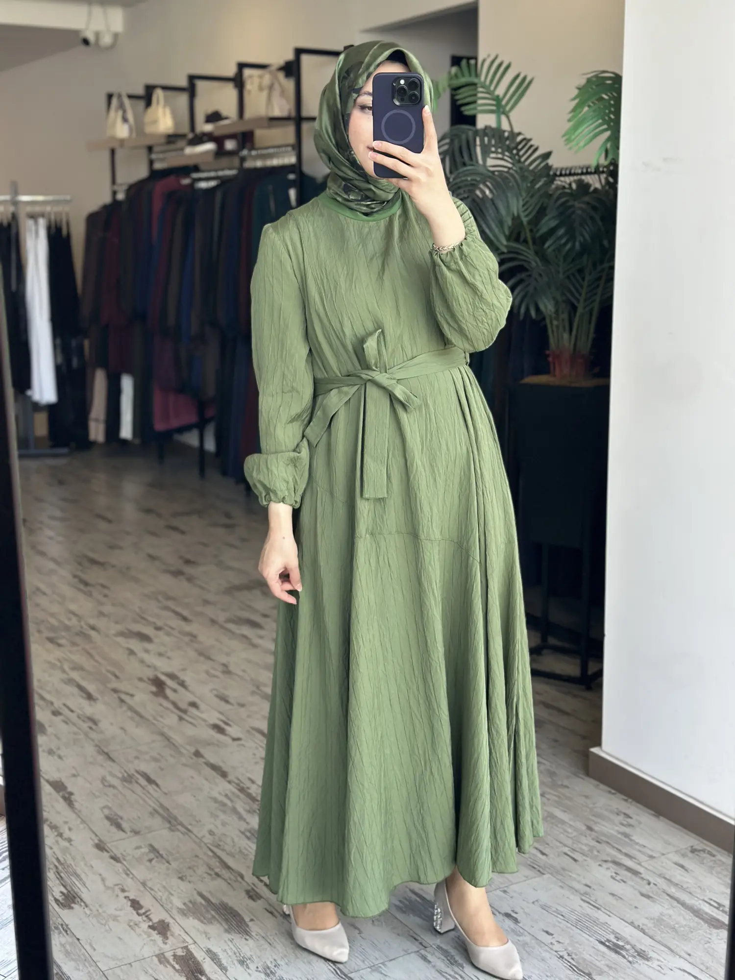 Misswhence Parça Detaylı Viscon Tencel Elbise 39844