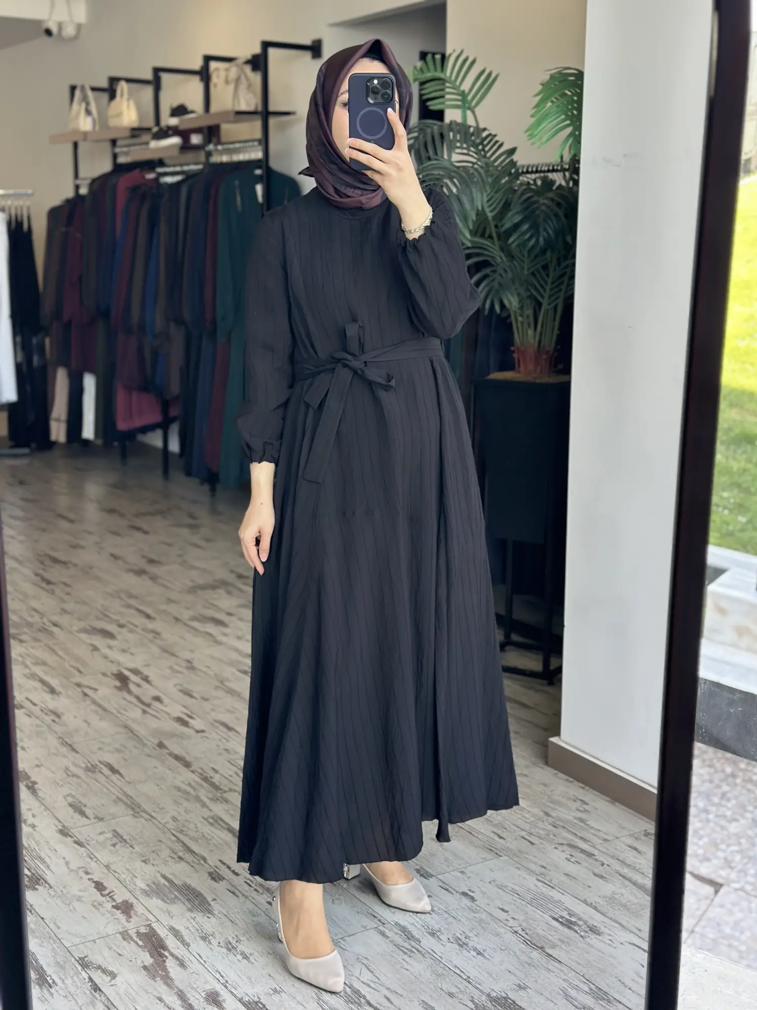 Misswhence Parça Detaylı Viscon Tencel Elbise 39844