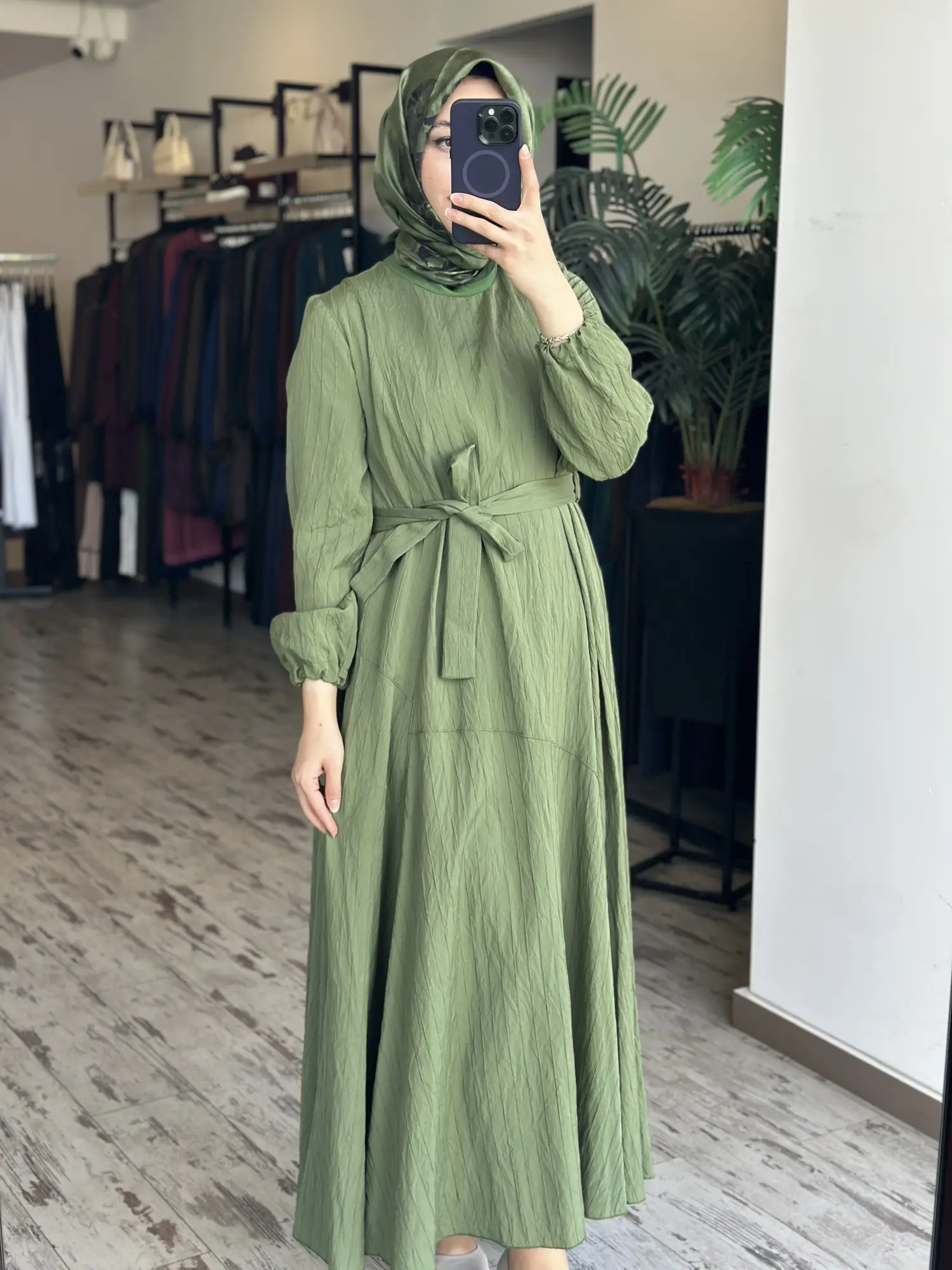 Misswhence Parça Detaylı Viscon Tencel Elbise 39844