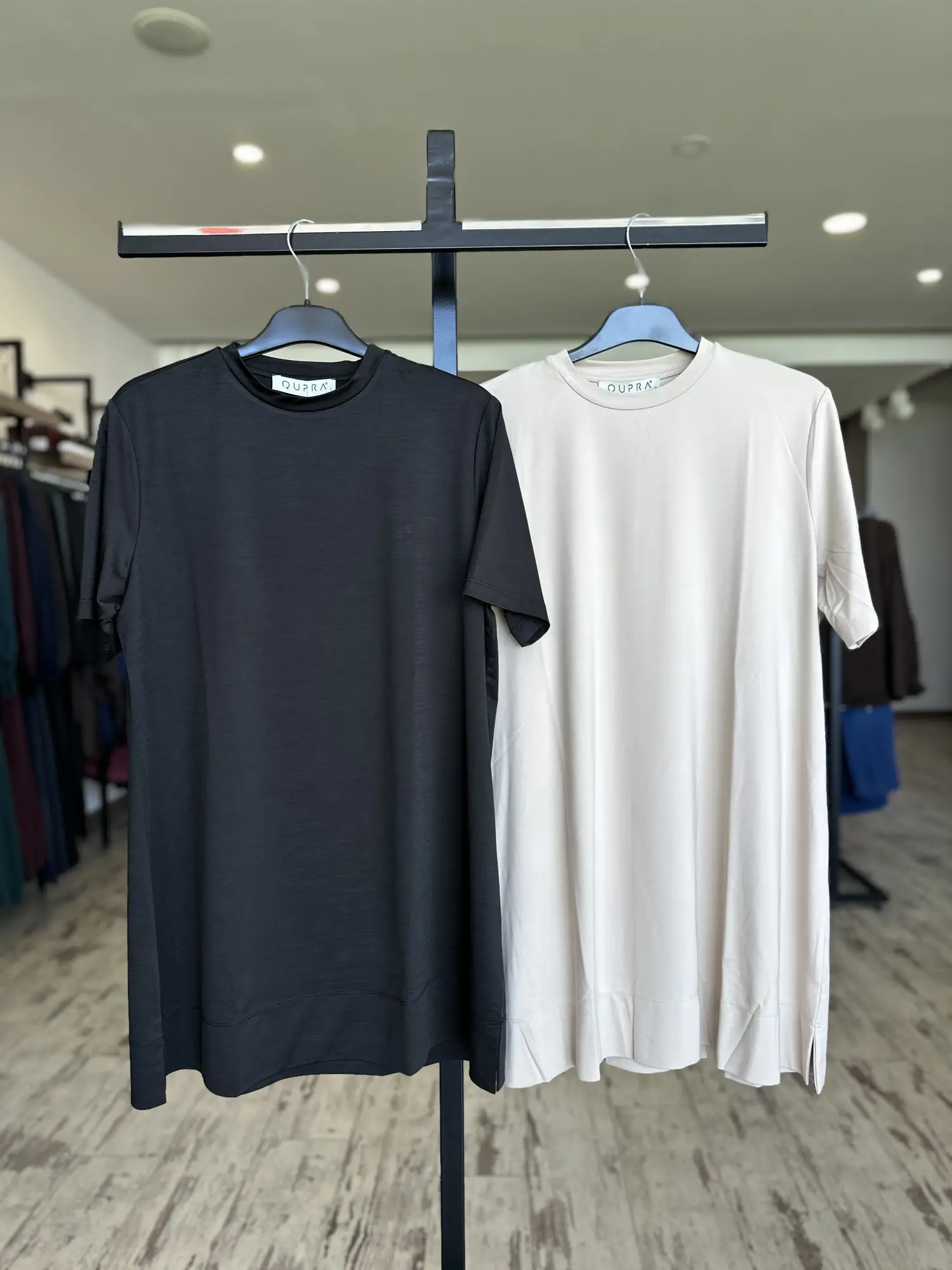 Qupra Kısa Kollu Modal Penye Tshırt/Tunik WAD1414