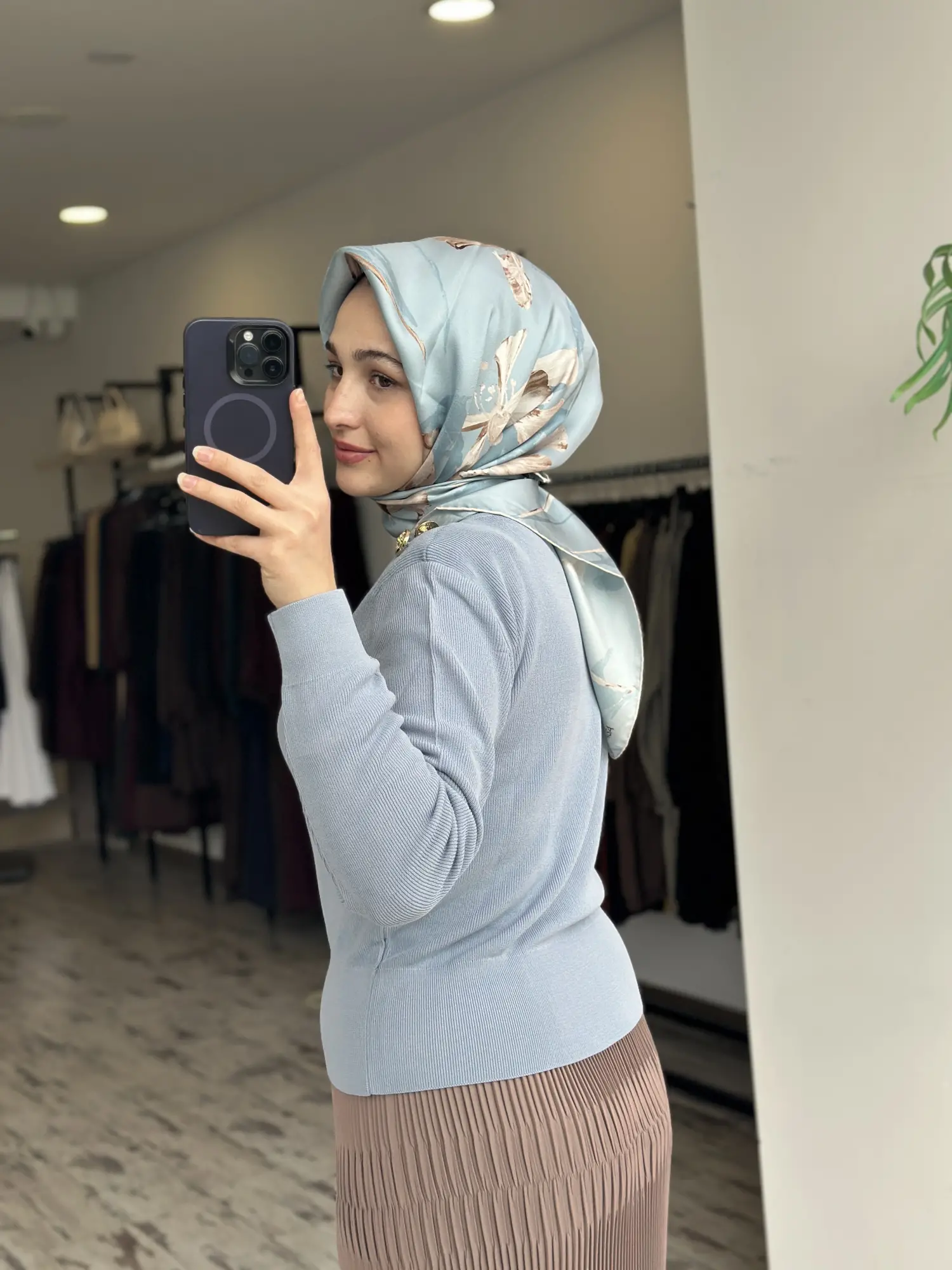 Ghisa Vatkalı Fermuarlı Triko Tunik G4863