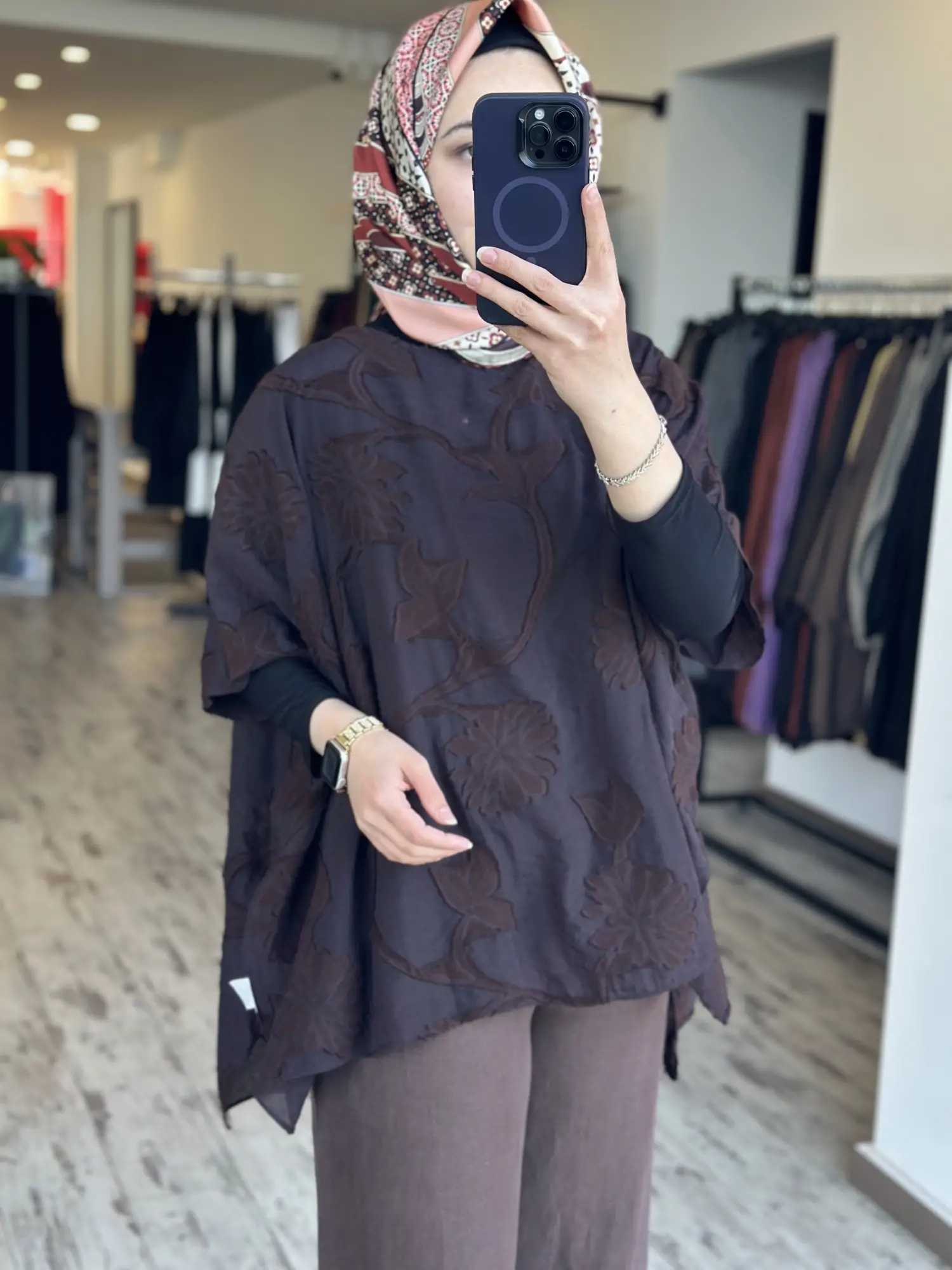 Almarwah Yakma Kumaş Panço Bluz 102255