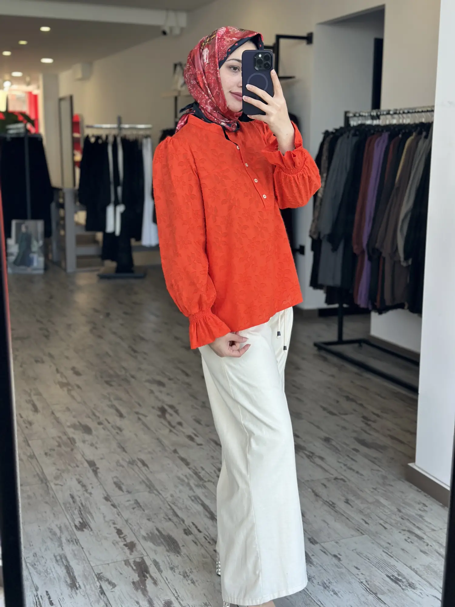 Kayra Beli Lastikli Cepli Pamuklu Rahat Pantolon KA79050