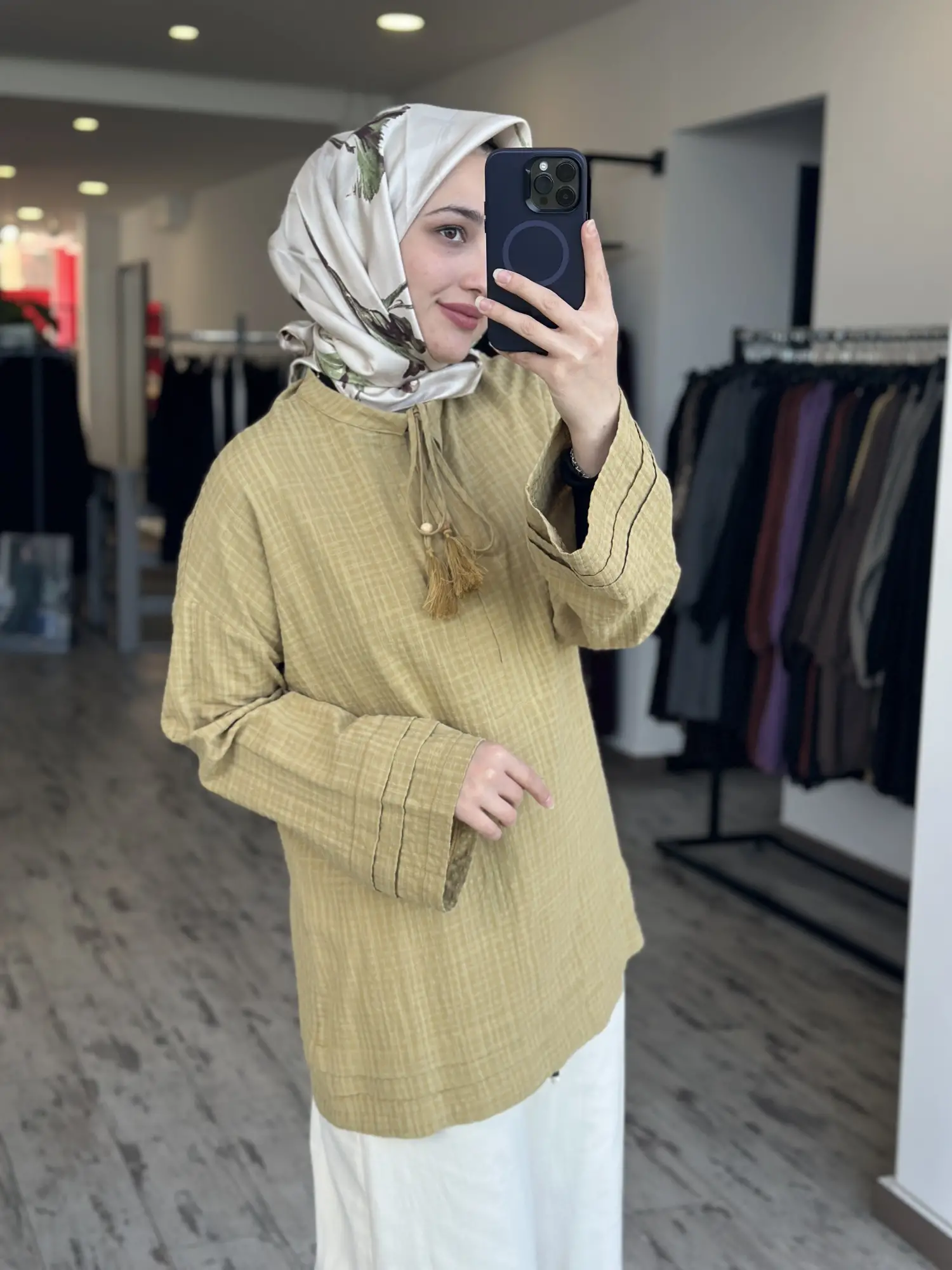 Kayra Dokulu Patlı Rahat Tunik KA21193