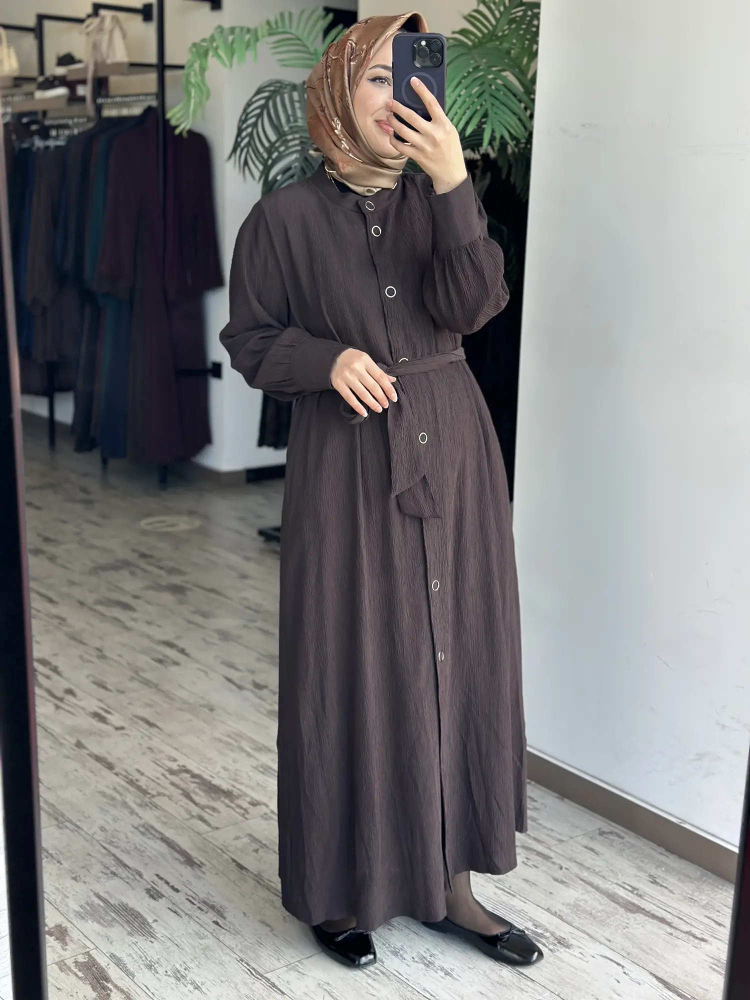 Almarwah Çıtçıt Kapamalı Krinkıl Kap/ Pardesü 405039