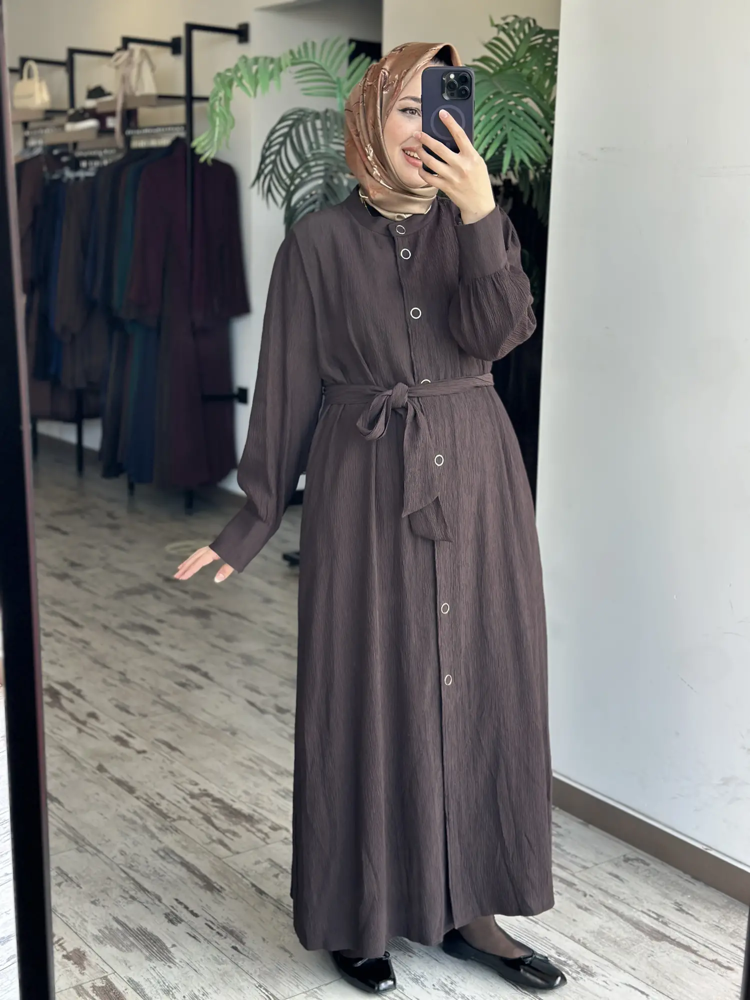 Almarwah Çıtçıt Kapamalı Krinkıl Kap/ Pardesü 405039