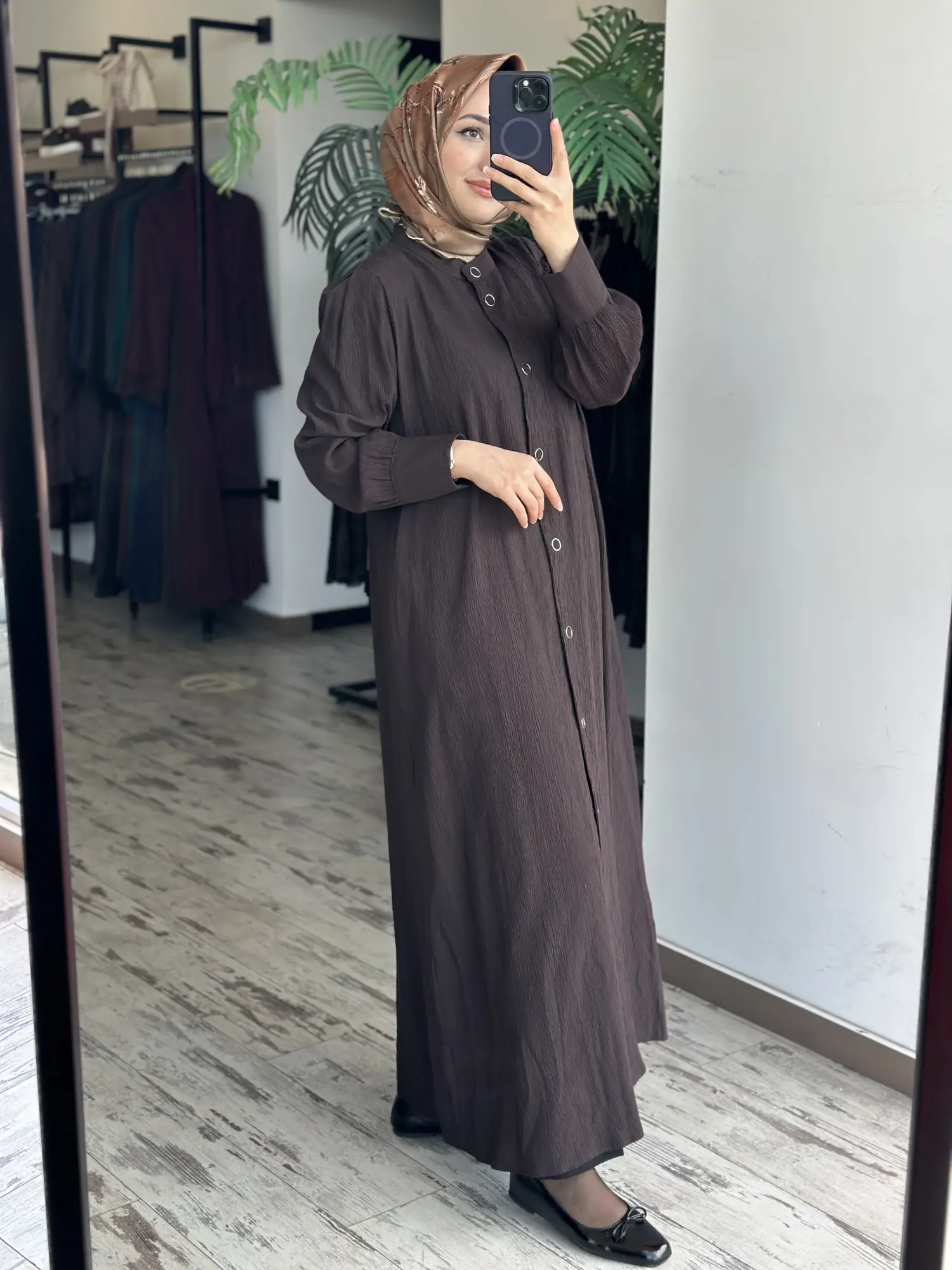 Almarwah Çıtçıt Kapamalı Krinkıl Kap/ Pardesü 405039