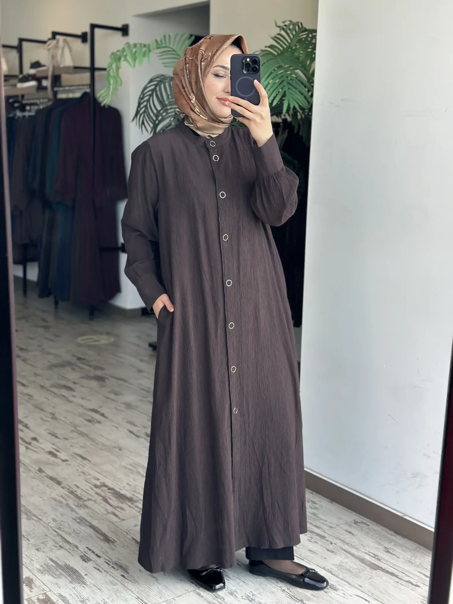 Almarwah Çıtçıt Kapamalı Krinkıl Kap/ Pardesü 405039