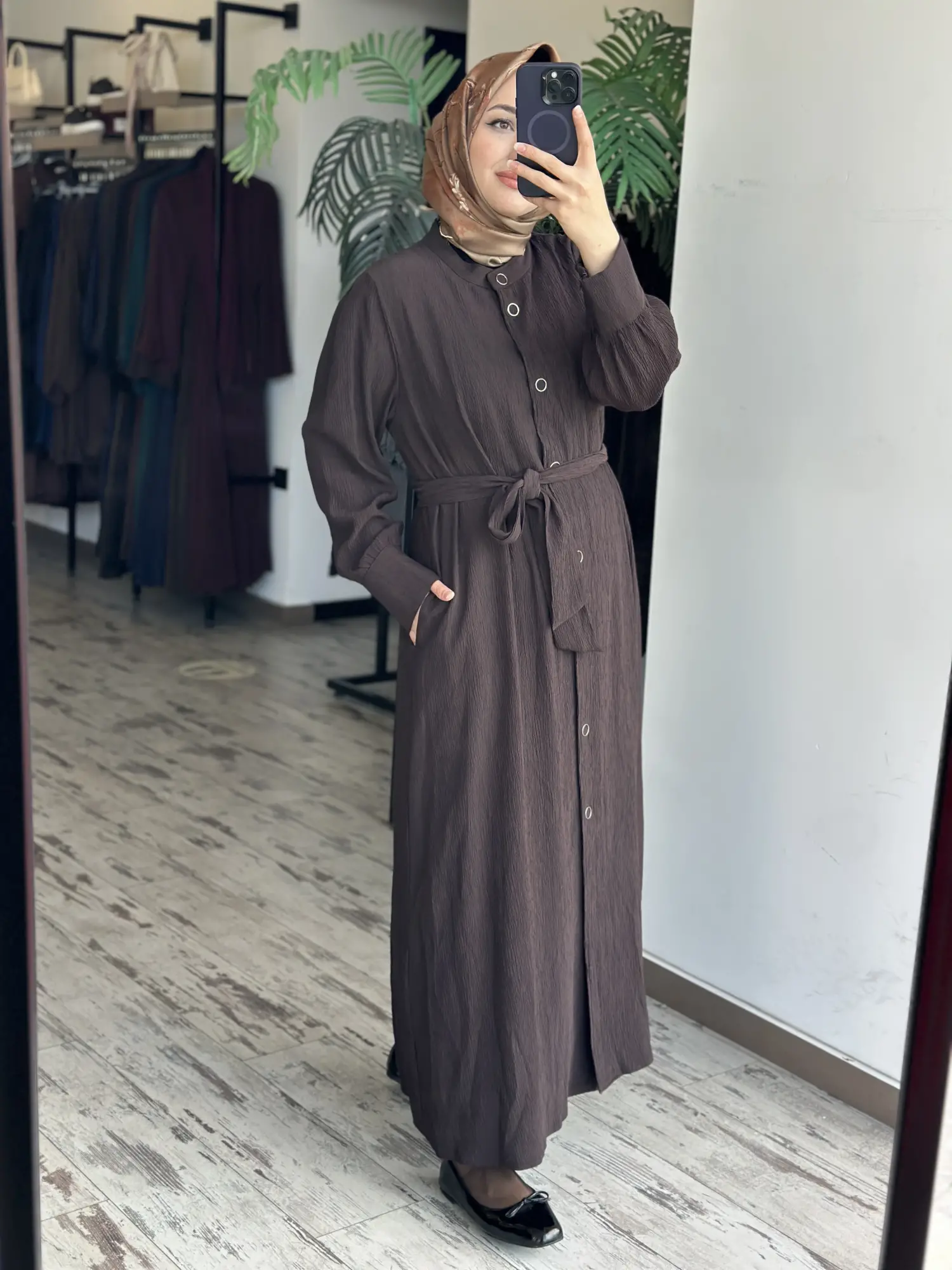 Almarwah Çıtçıt Kapamalı Krinkıl Kap/ Pardesü 405039