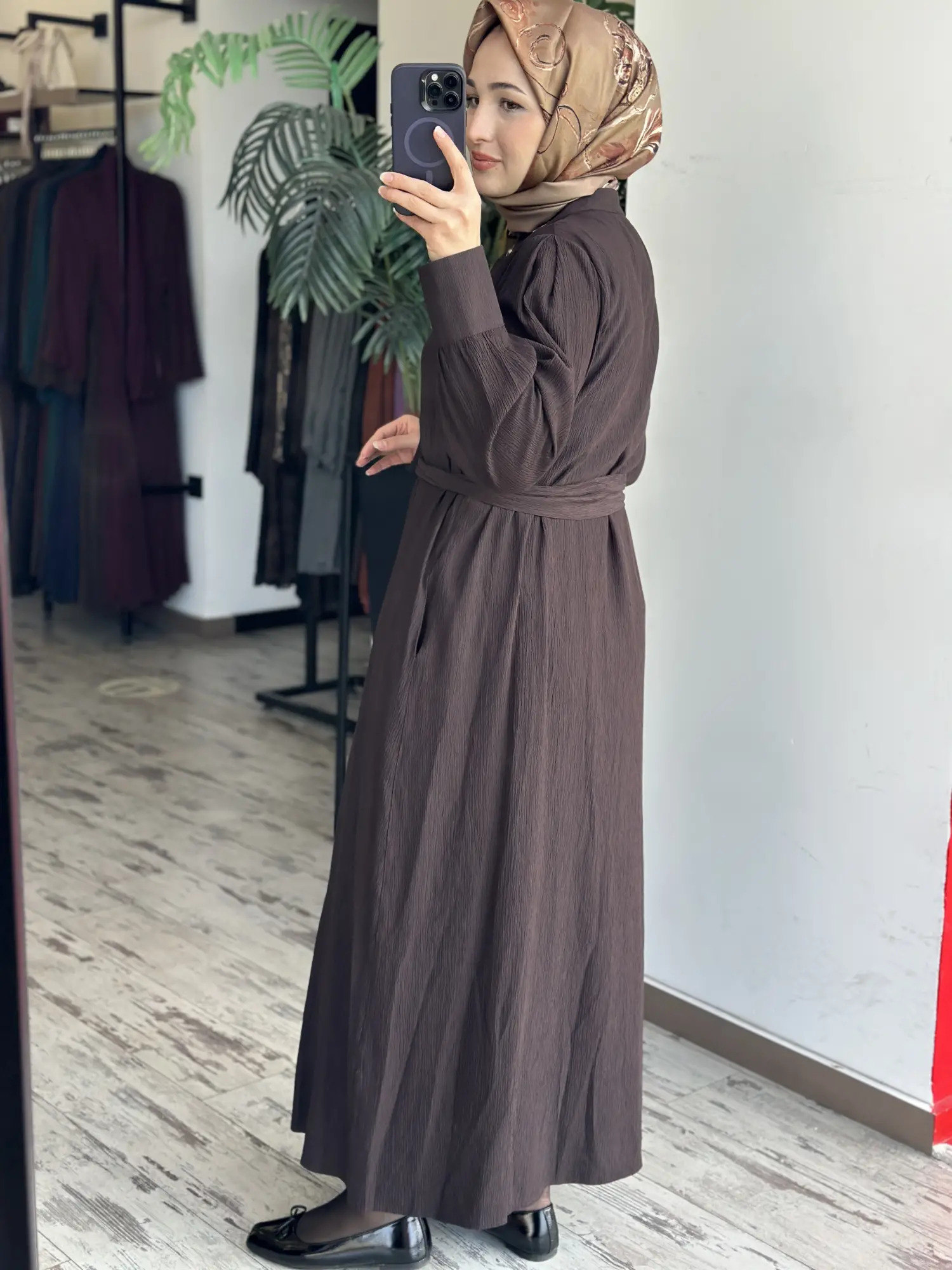 Almarwah Çıtçıt Kapamalı Krinkıl Kap/ Pardesü 405039