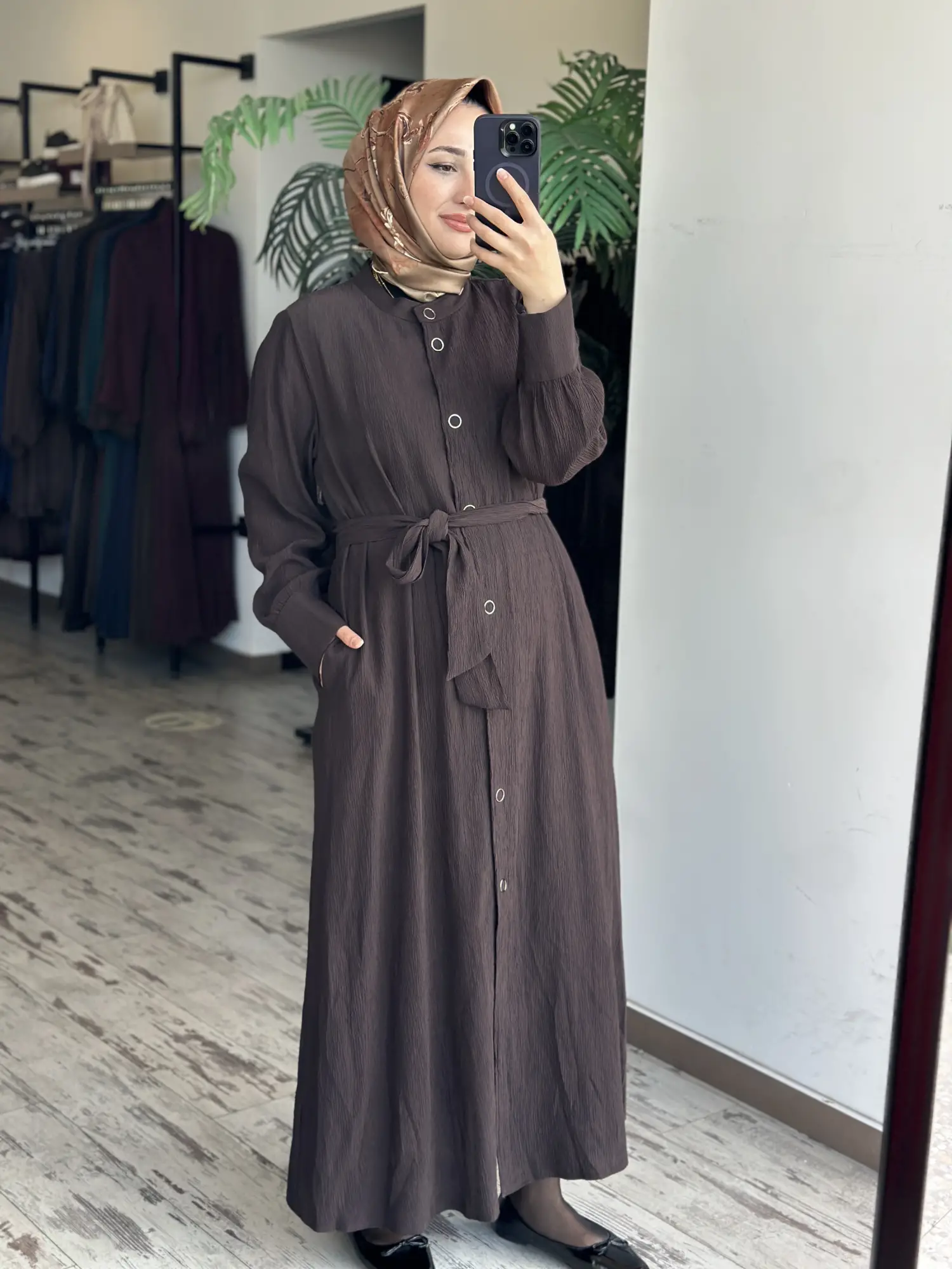 Almarwah Çıtçıt Kapamalı Krinkıl Kap/ Pardesü 405039